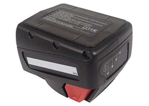 Synergy Digital 18V Li-ion 2000mAh Replacement Battery for Milwaukee 48-11-1830 Power Tools - Compatible with Drills, Saws & Other Milwaukee M18 Cordless Tools - Perfect for DIY Projects & Professional Construction Work