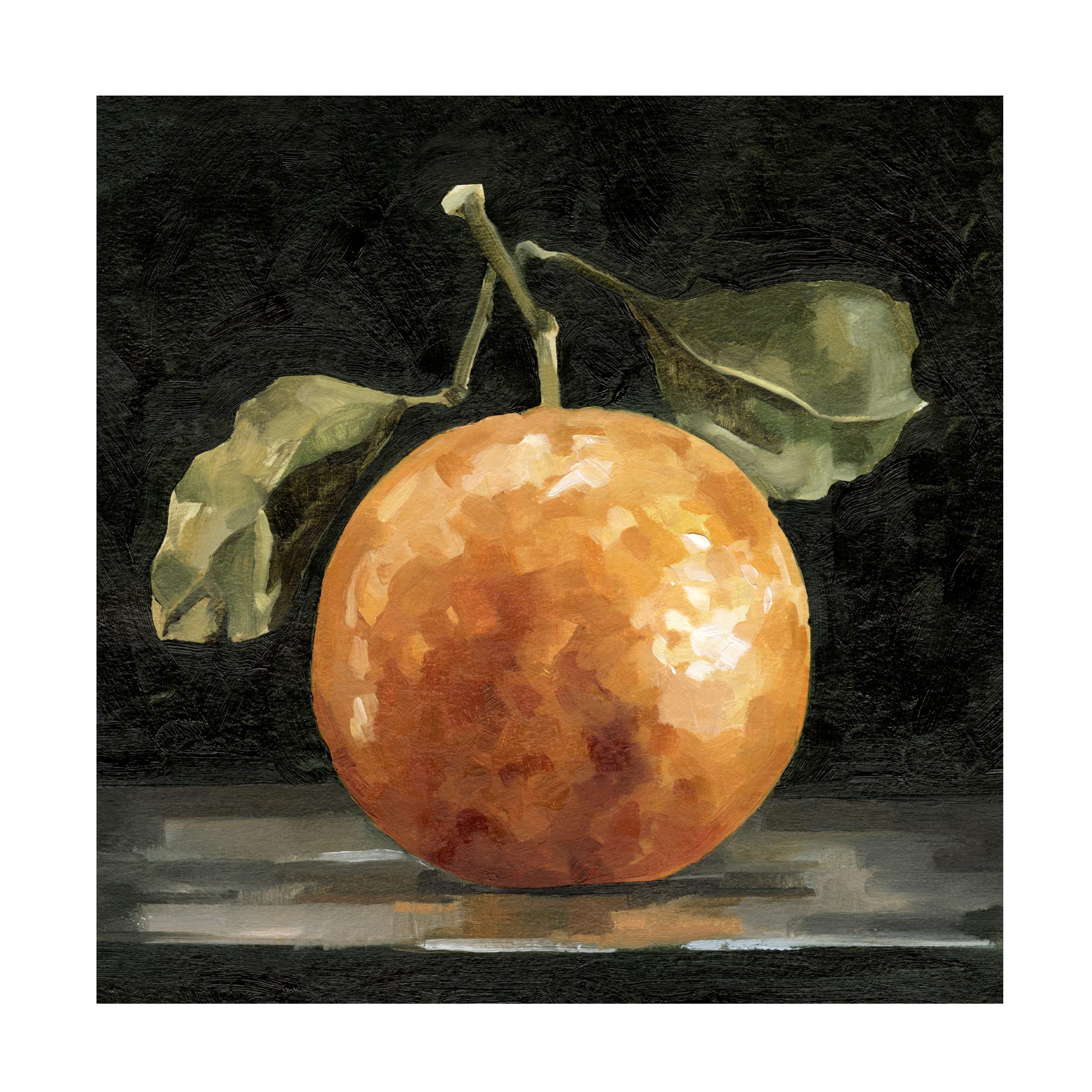Emma Caroline 'Dark Orange Deux I' Canvas Art Print - Modern Abstract Wall Decor for Living Room, Bedroom & Office - Trademark Fine Art Collection
