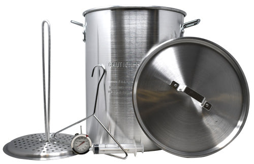Nella 30 Quart Turkey Fryer and 10 Quart Fish Fryer Boiler Kit - Outdoor Cooking for Thanksgiving, Seafood Parties & Camping