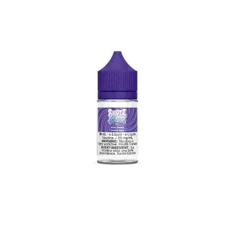 Blue Snozz Salt Nic E-Liquid - Snozzberry Flavored Nicotine Salt Vape Juice 30mL (Manitoba) - Perfect for Pod Systems and Disposable Vapes