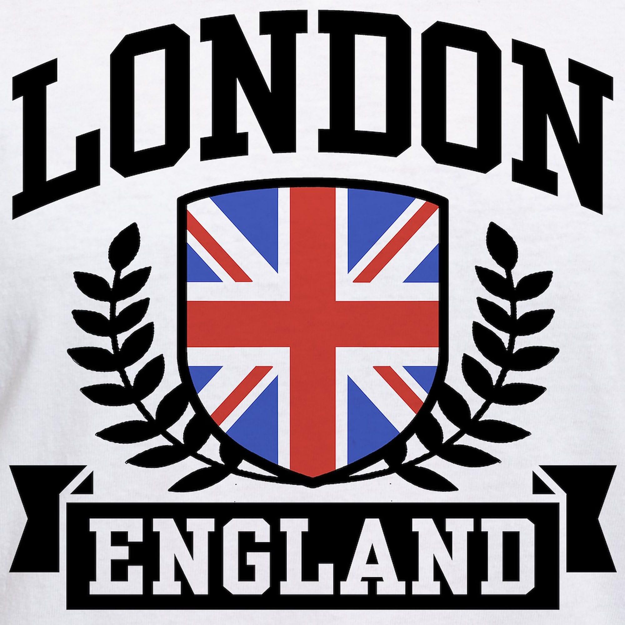 London England Women's V-Neck Cotton T-Shirt | Comfortable & Stylish Casual Tee for Travel, Sightseeing & Everyday Wear
