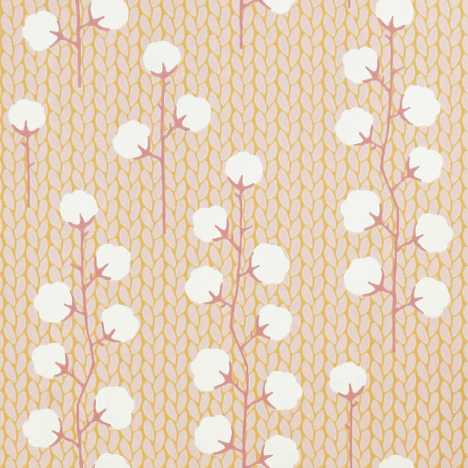 Sweet Cotton Soft Pink Wallpaper - Premium Self-Adhesive Peel and Stick Wallpaper for Bedroom, Nursery, Living Room Decor