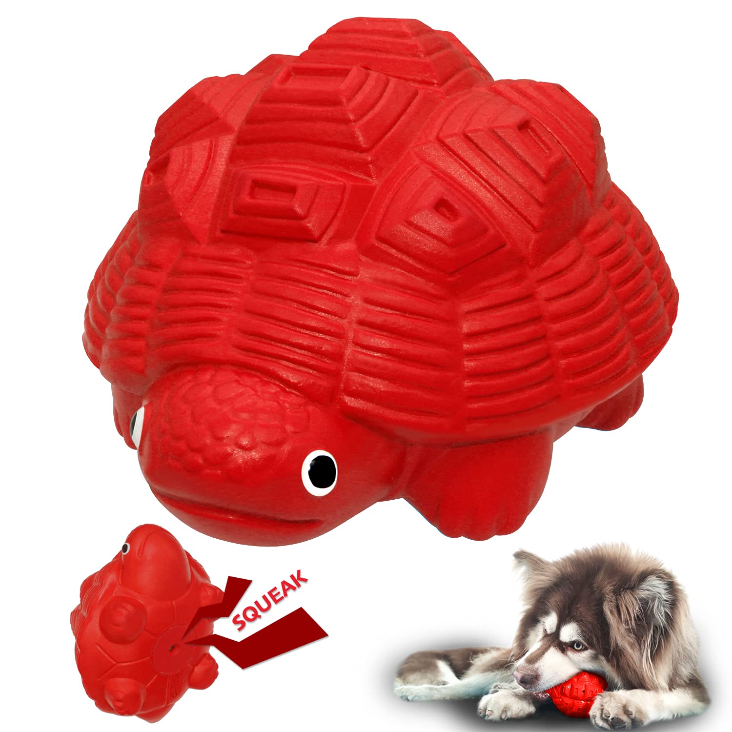 Durable Indestructible Dog Toys for Aggressive Chewers - Heavy Duty Chew Proof Toys for Large Breed Dogs - Tough Squeaky Dog Chew Toys for Boredom Relief & Dental Health | Perfect for Playtime, Training & Anxiety Relief