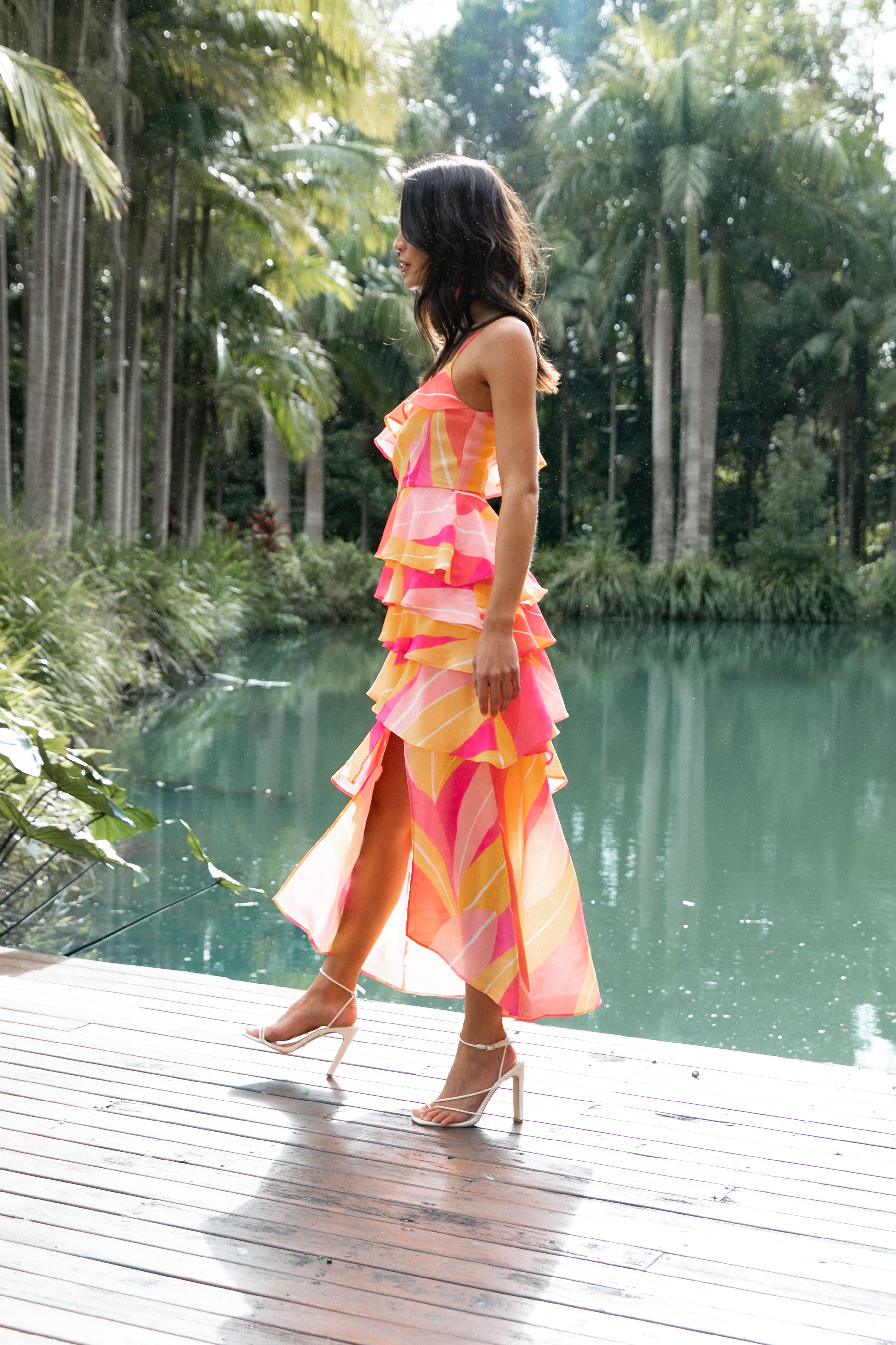 Courtney Maxi Dress for Women - Elegant Flowy Long Dress with Multi-Color Options | Perfect for Summer, Beach, Parties & Casual Wear