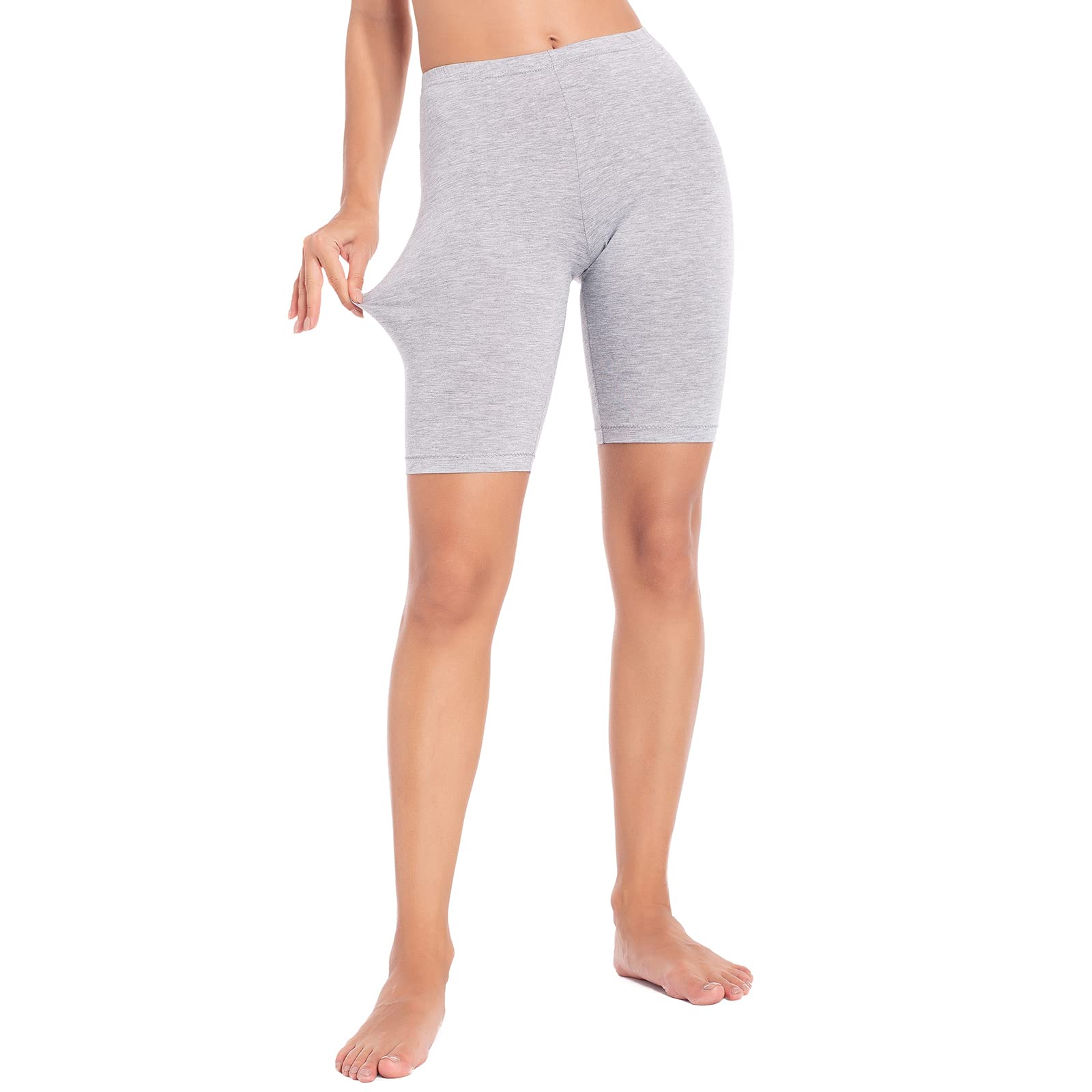 Women's Anti-Chafing Slip Shorts - Mid Thigh Leggings Under Shorts for Dresses - Plus Size Comfort Wear for Workout, Yoga & Everyday Use