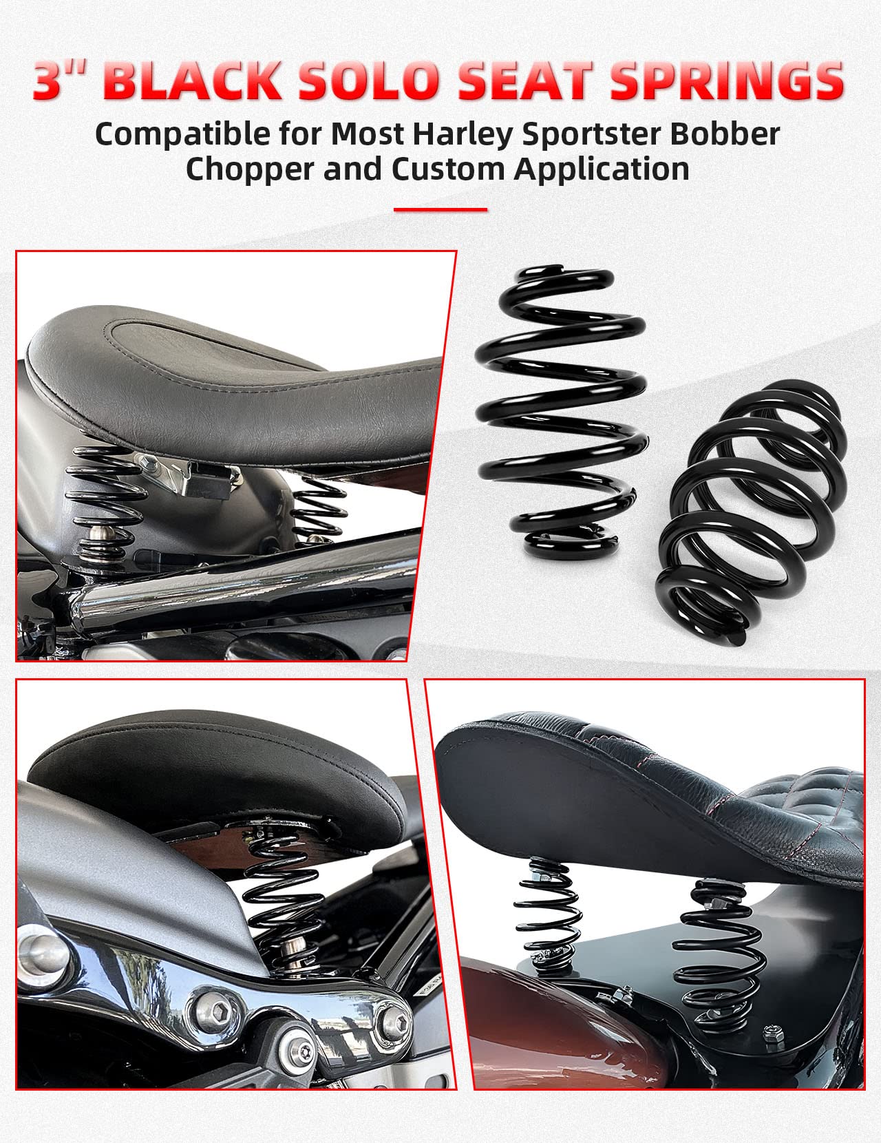 Amazicha Black Solo Seat Springs 3