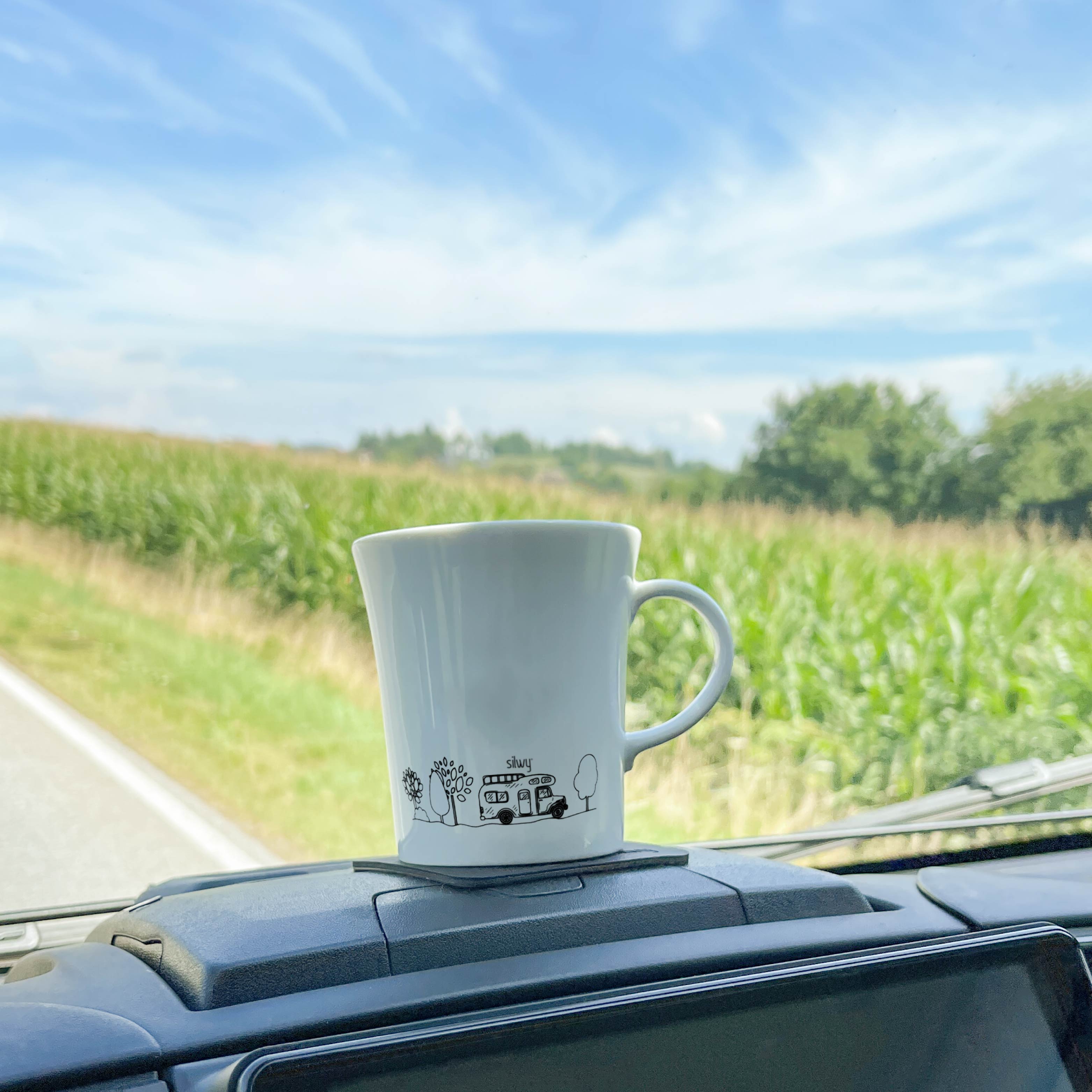 Magnetic Porcelain Mugs for Camping - Durable & Lightweight Coffee Cups for Outdoor Adventures, Hiking & Travel