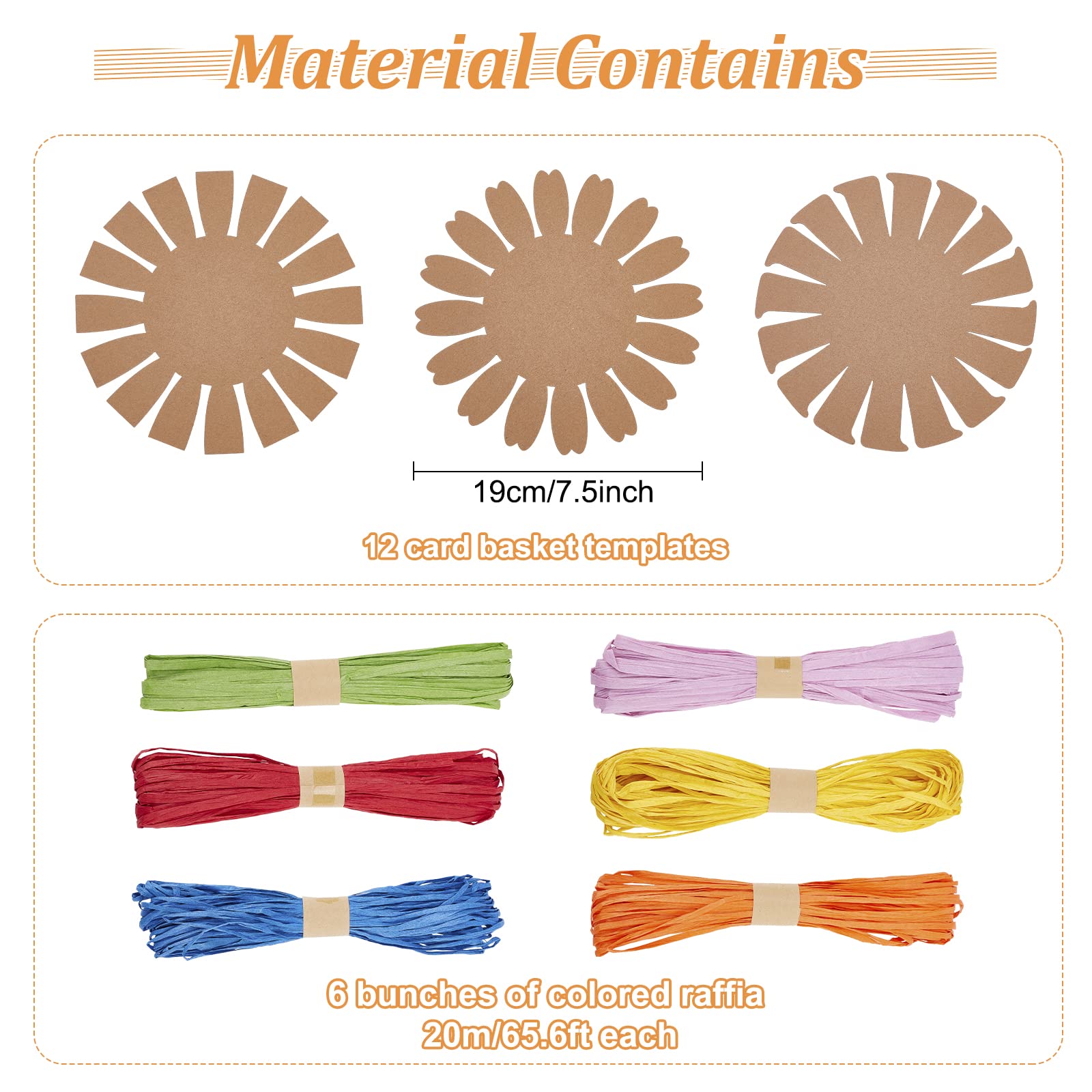 FREEBLOSS 12-Piece Basket Weaving Kit for Beginners - DIY Woven Bowl Making Set with Video Tutorial | Kids Arts & Crafts, Easter Basket Decorations | Perfect for Home Decor, Gift Making & Holiday Activities