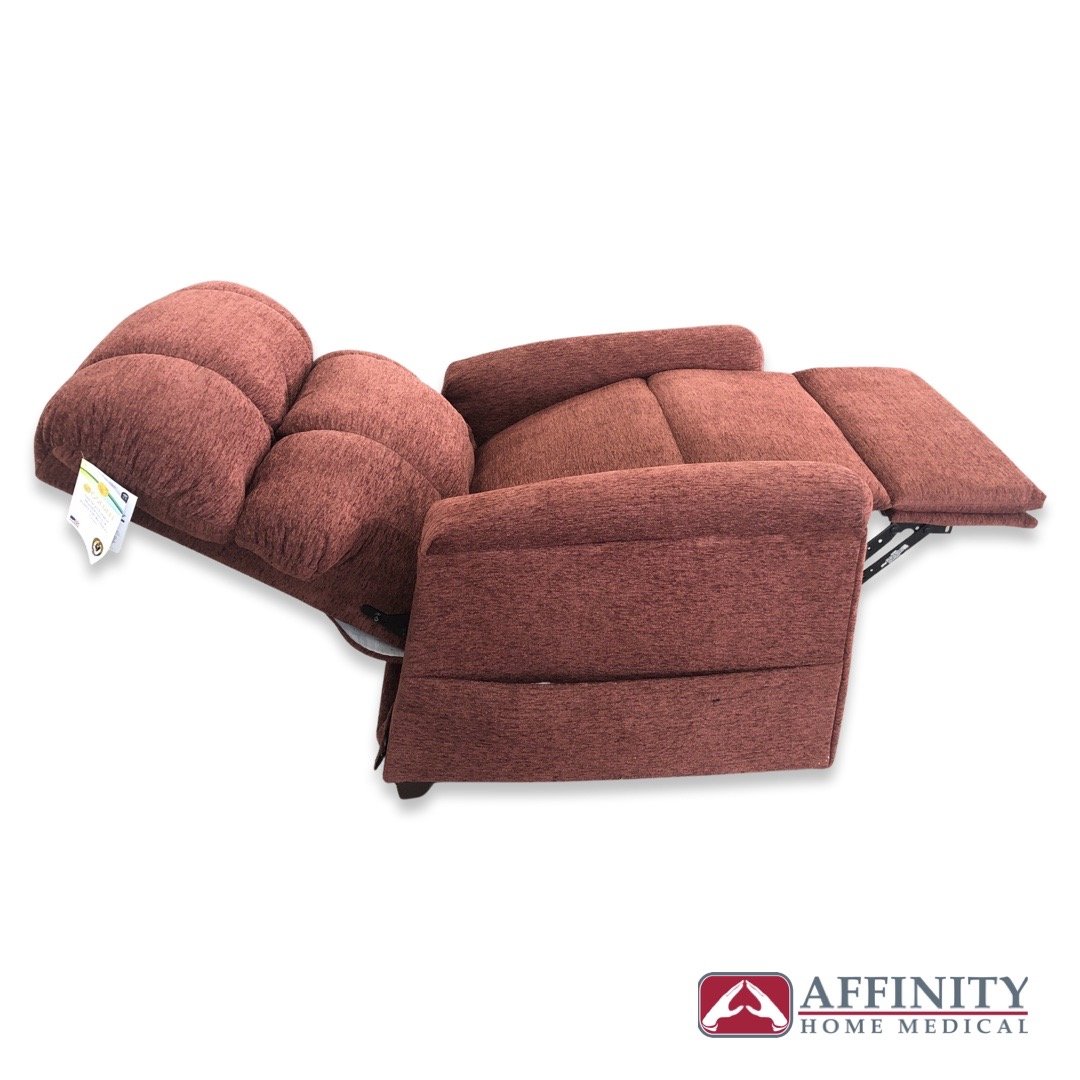 Maxicomfort PR 535 Large Portable Fabric Recliner with Heating, Massage & Footrest Extension - Perfect for Home Theater, Living Room Relaxation & Pain Relief Therapy