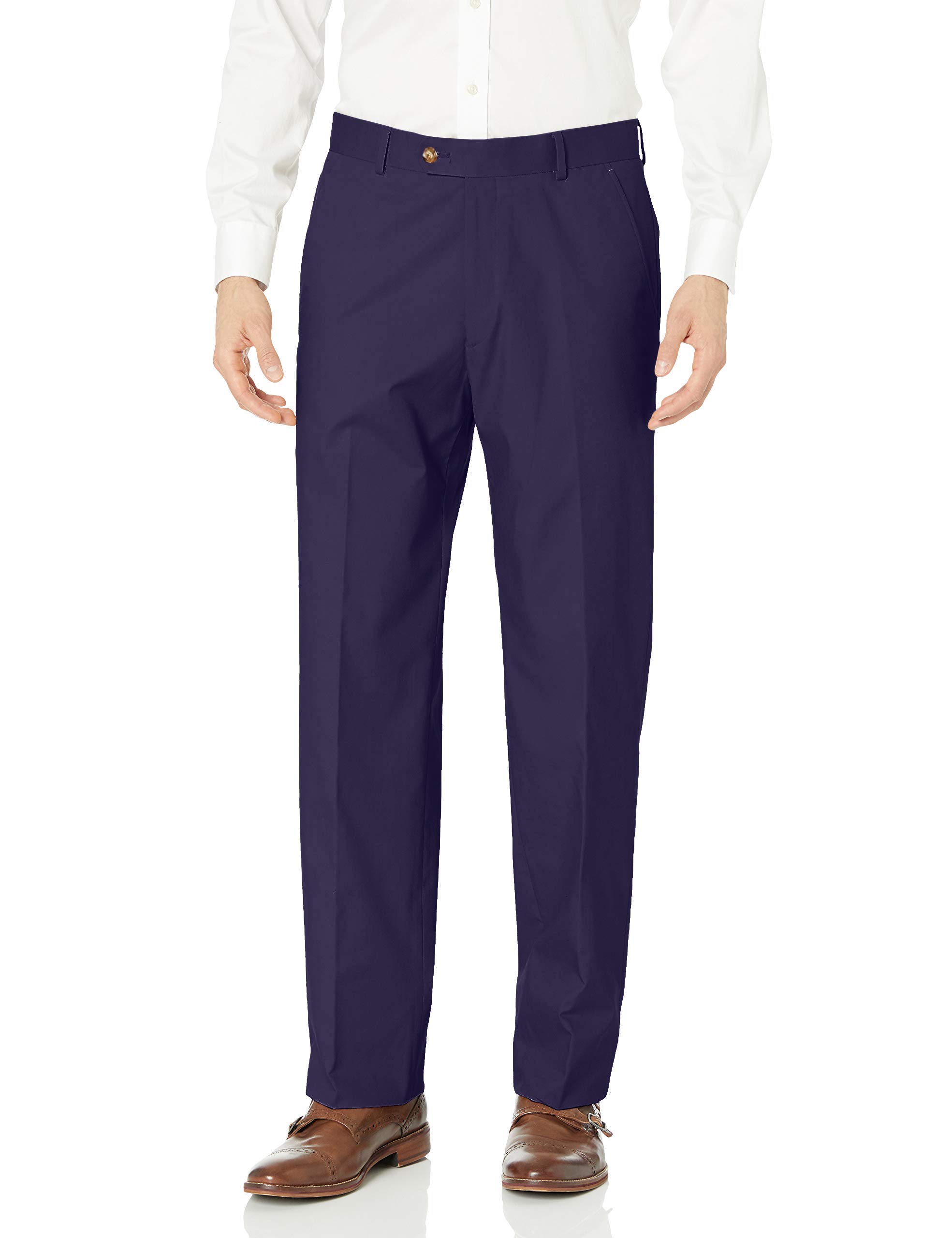 Palm Beach Men's Boone Poplin 2-Button Center Vent Suit Jacket - Slim Fit Business Blazer for Weddings, Office & Formal Events