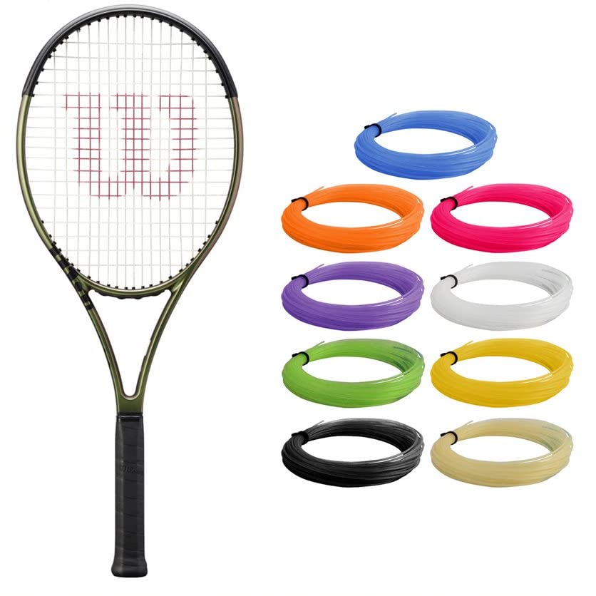 Wilson Blade 104 v8 Tennis Racket - Pre-Strung with Synthetic Gut String, Multiple Color Options | Ultimate Feel & Torsional Stability | Perfect for Competitive Play & Recreational Tennis