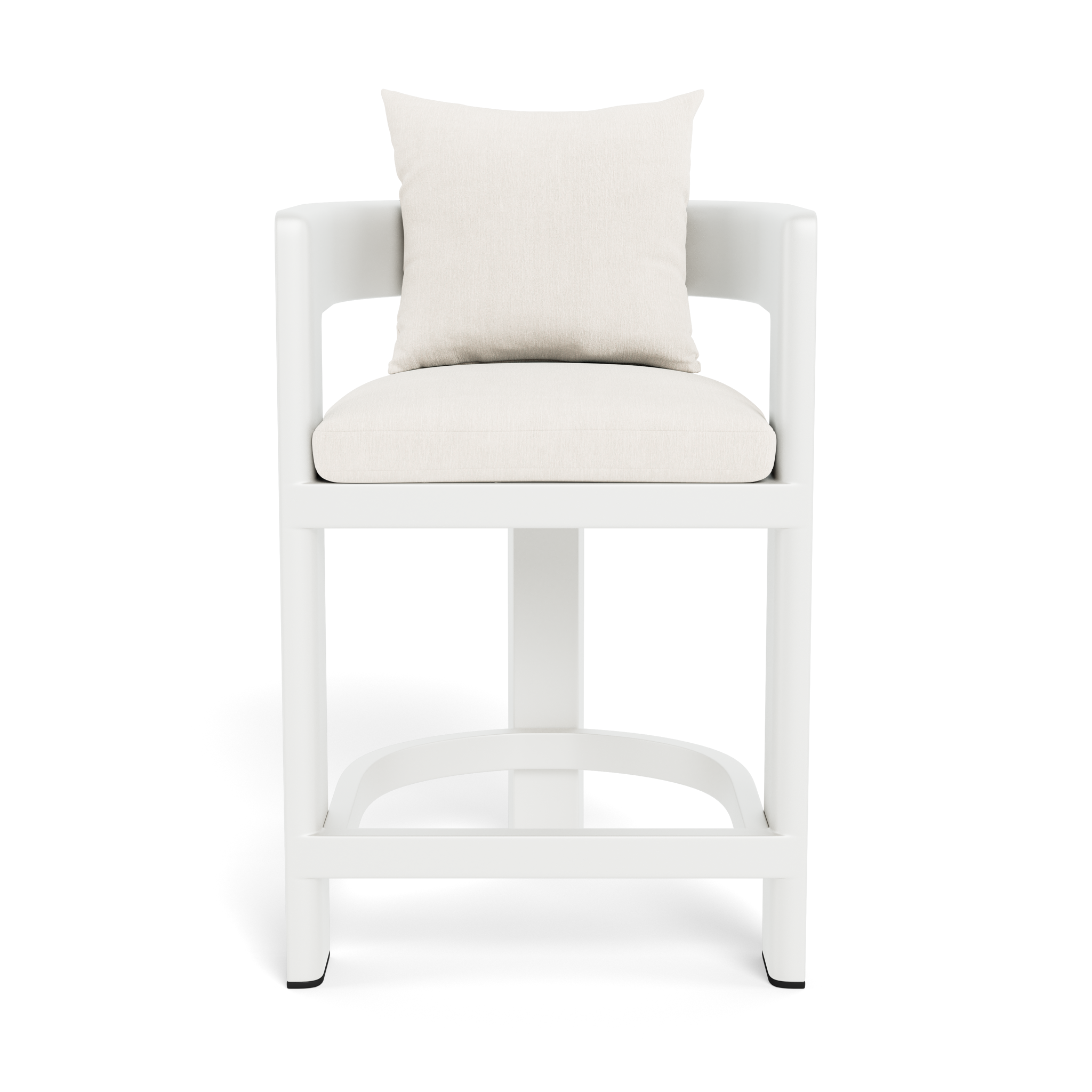 Victoria Aluminum Counter Stool - Modern Bar Stools for Kitchen Island, Breakfast Nook & Home Bar - Adjustable Height & Comfortable Seat - Perfect for Dining, Entertaining & Small Spaces