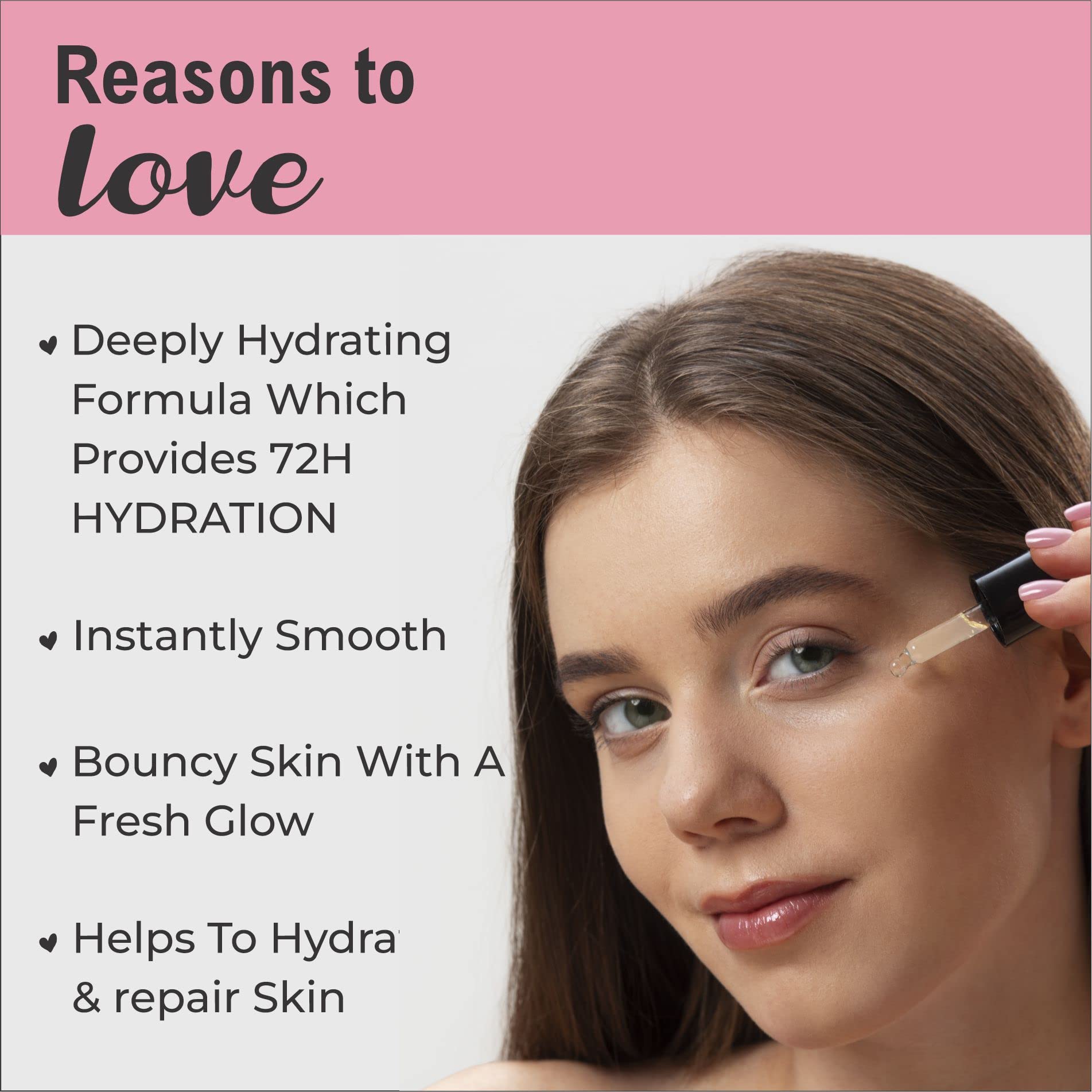 Hyaluronic Acid Face Serum for Women & Men - 30ml | Moisturizing & Brightening Serum | Lightweight Formula for Youthful, Glowing Skin | Reduces Fine Lines | Paraben-Free | Perfect for Daily Skincare & Anti-Aging Routine