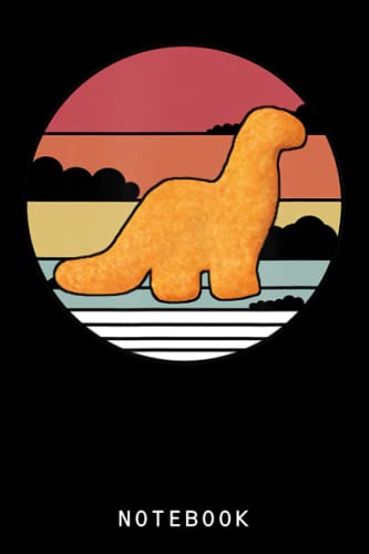 Vintage Dinosaur Notebook - Cute Apatosaurus Chicken Nugget Dino-Themed Composition Journal for Teens, Kids, Boys & Girls | Perfect School Supplies, Dinosaur Gifts, Study Notes & Creative Writing