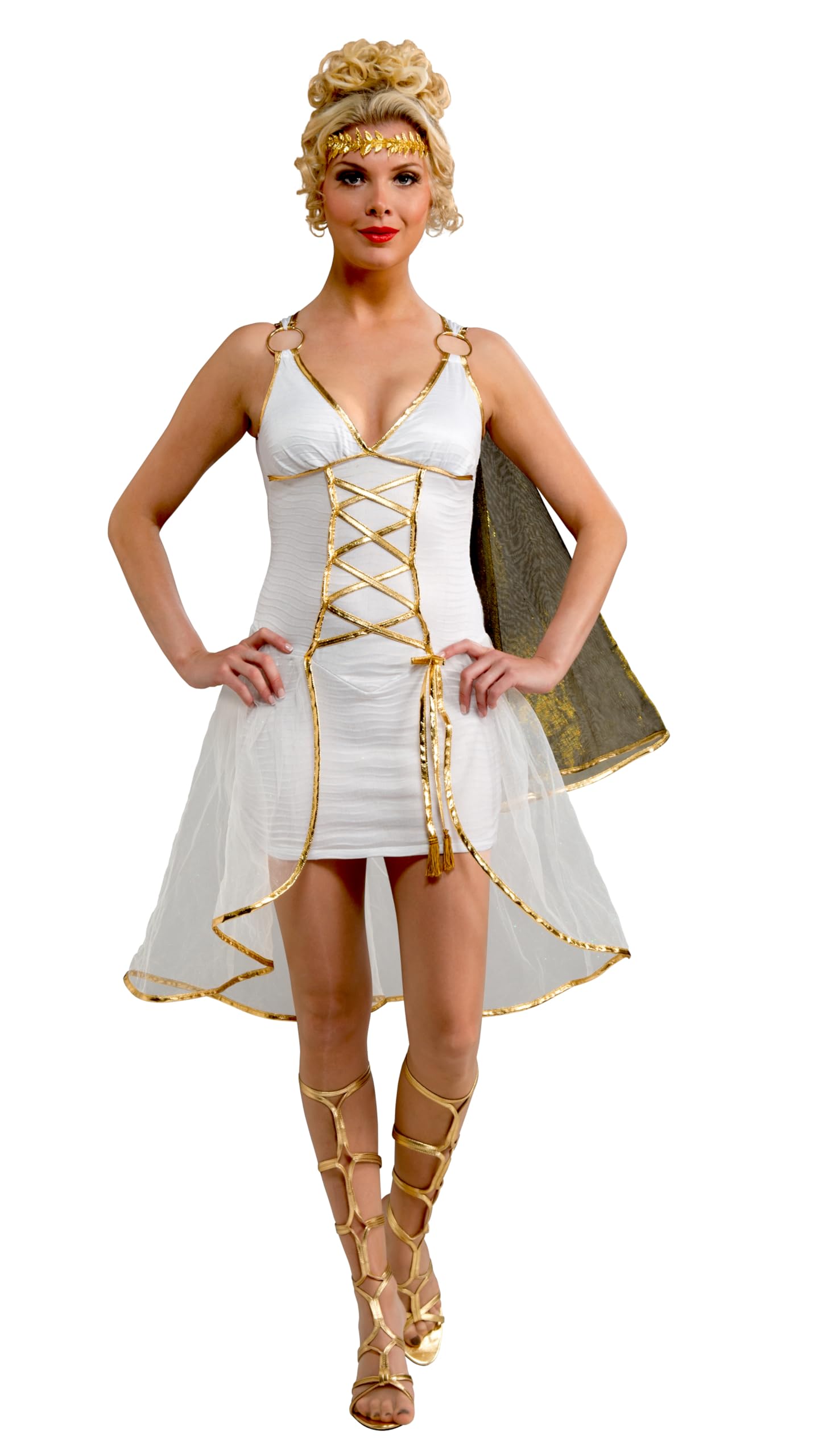 Greek Goddess Costume for Women - Elegant Halloween & Cosplay Dress for Parties, Themed Events & Costume Contests