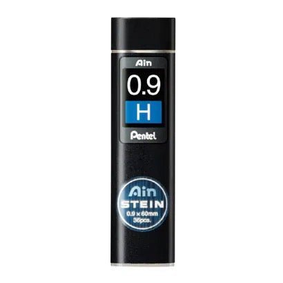 Pentel Ain STEIN Black Pencil Lead Refills - 0.5mm HB Graphite for Smooth Writing & Drawing - Perfect for School, Office & Sketching Artists