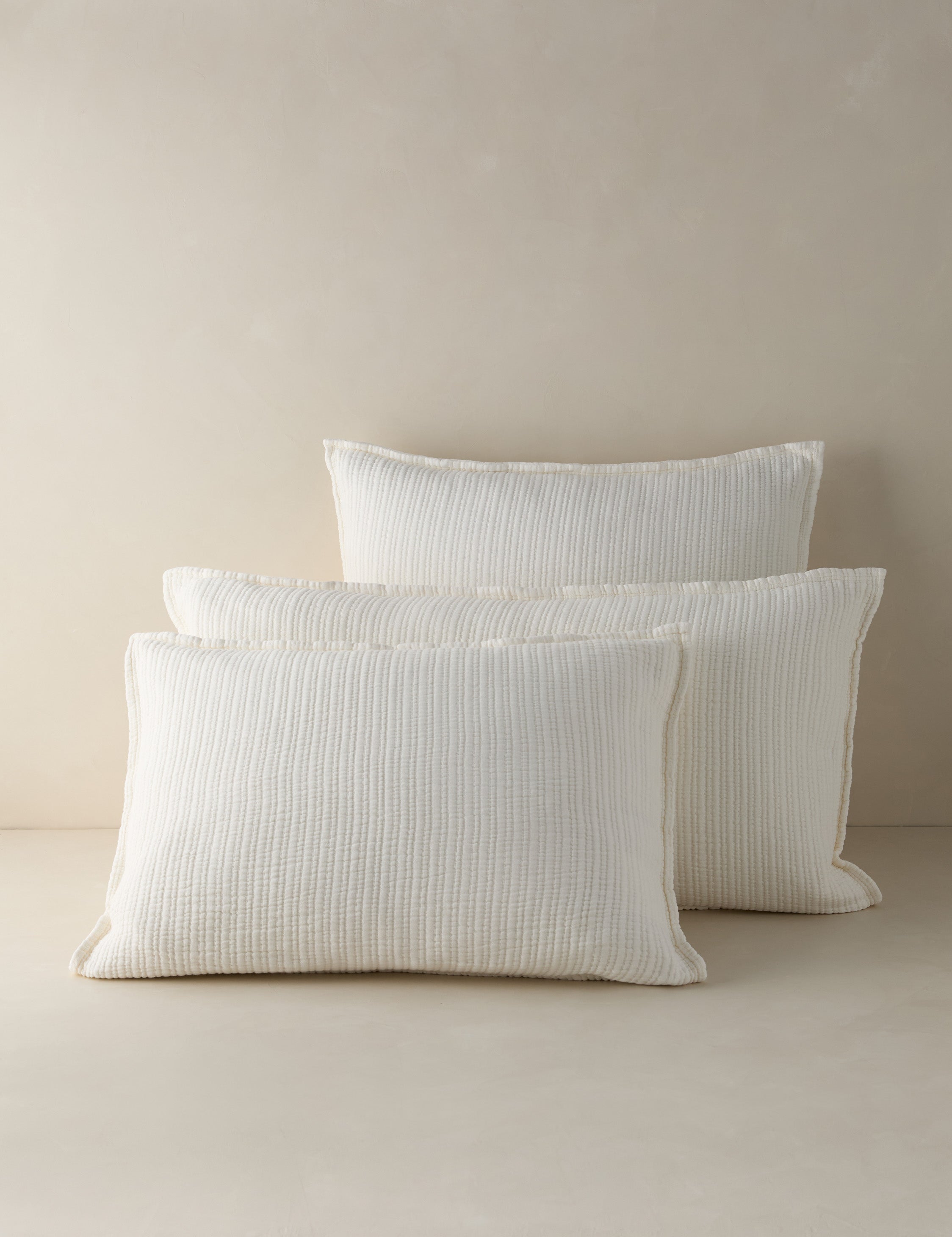 Chatham Cotton Matelasse Sham by Pom Pom at Home - Luxury Bedding Set for Master & Guest Bedrooms - Perfect for Home Decor & Hotel Style Comfort