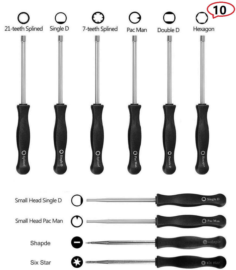 CALU LUKY Carburetor Adjustment Tool Kit for 2-Cycle Small Engines - Compatible with Echo, Poulan, Husqvarna, MTD, Ryobi, Homelite String Trimmers - Perfect for Lawn Mower & Chainsaw Tune-Up