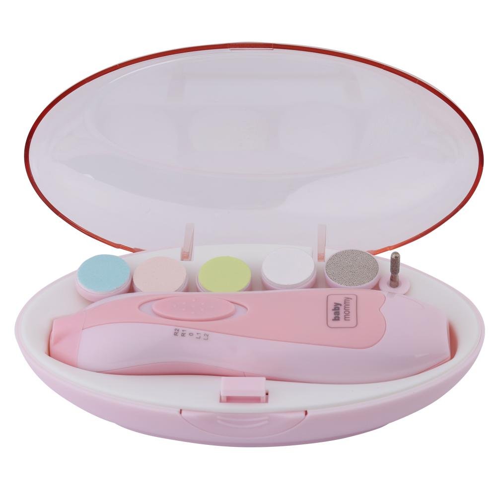 Yosoo Electric Nail Trimmer for Babies & Kids - Safe Rechargeable Nail Clipper & Grinder for Toes & Fingernails with Polish Function - Painless Nail Care Tool (Pink) - Perfect for Newborns, Toddlers & Sensitive Skin