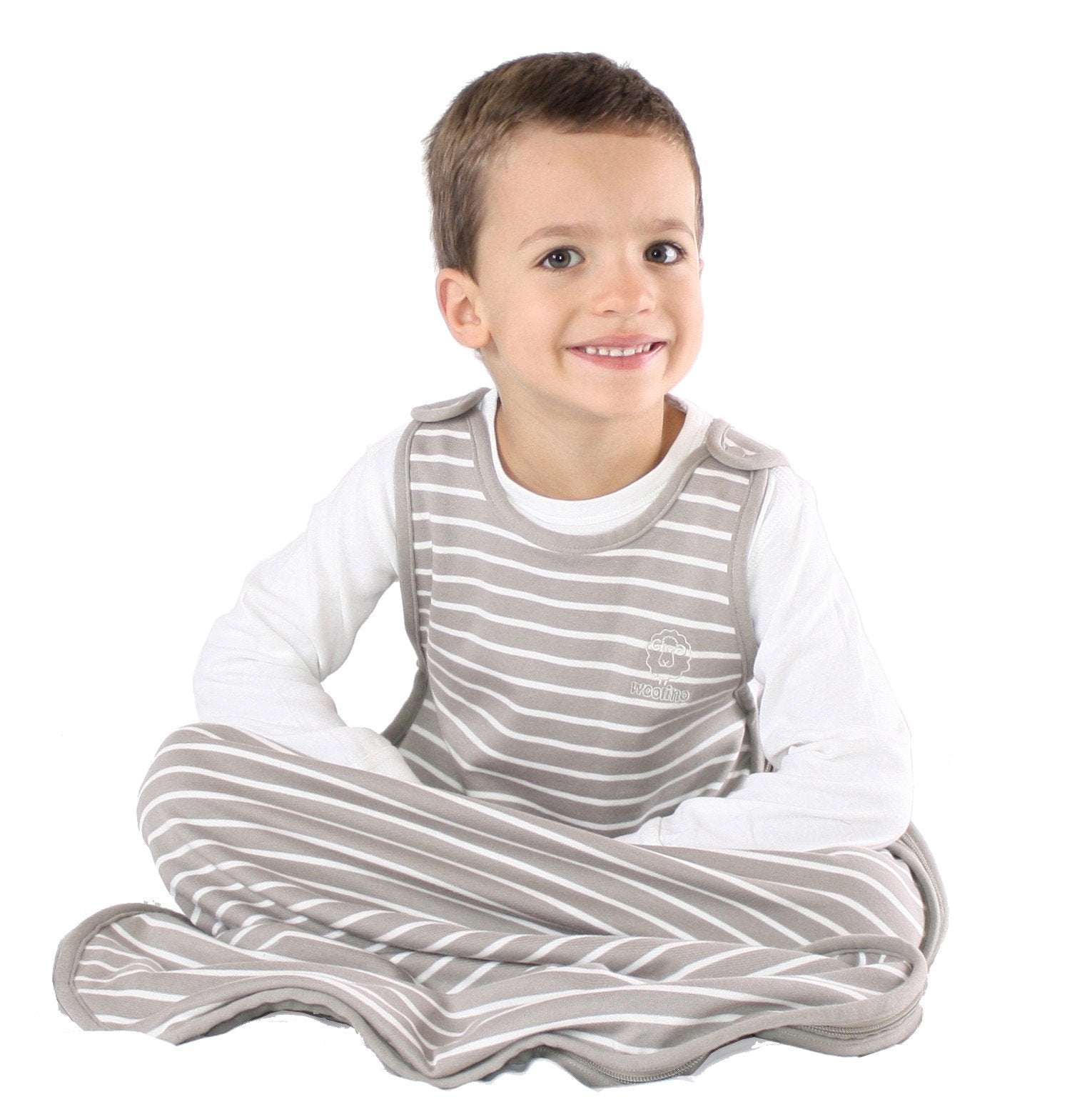 4 Season Toddler Sleep Sack - Merino Wool & Organic Cotton Baby Sleeping Bag for 2-4 Years Old - Warm & Breathable Wearable Blanket for Boys & Girls - Perfect for Nursery, Daycare & Travel