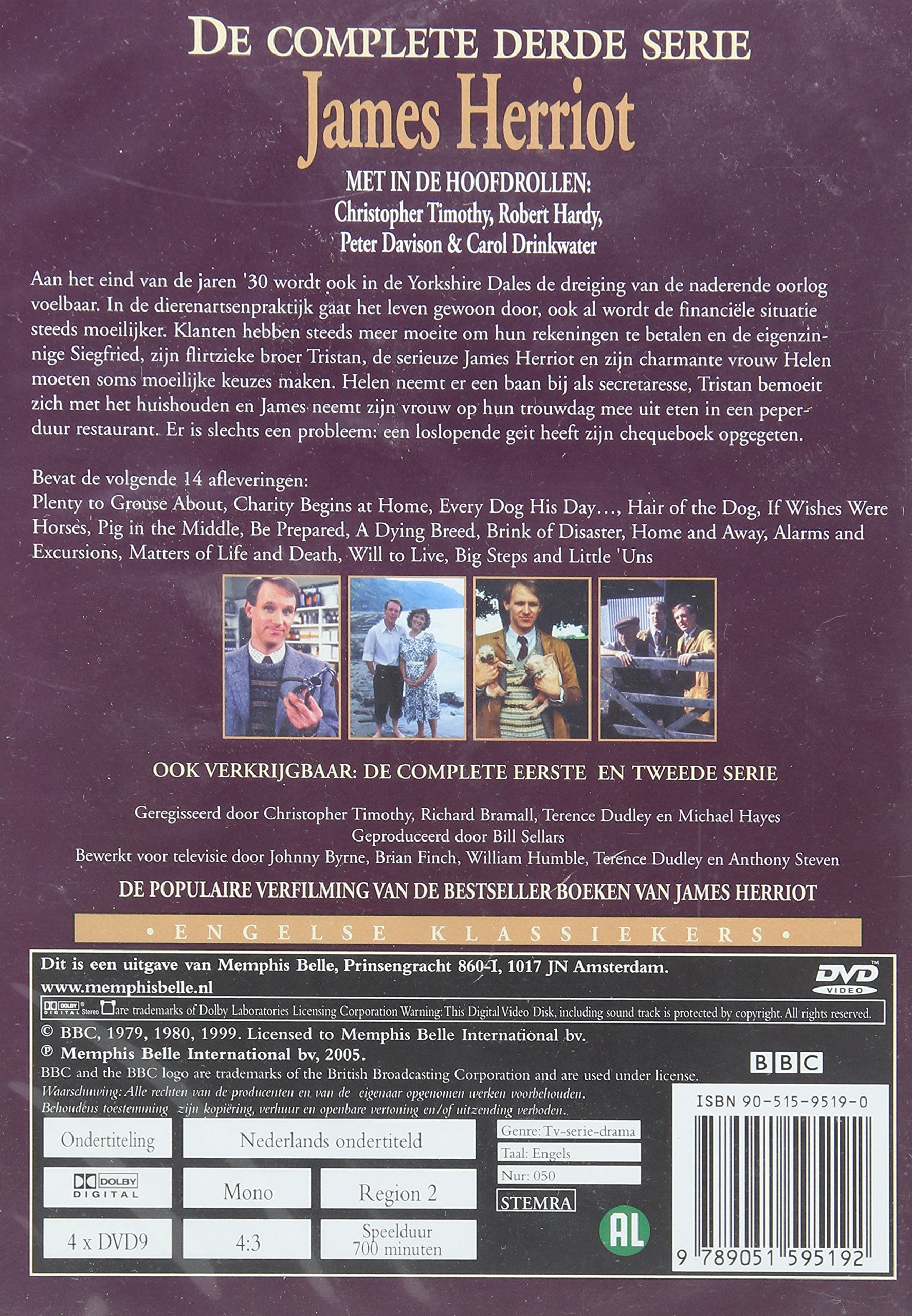 All Creatures Great and Small Season 3 DVD - Heartwarming British Veterinary Drama Series | Perfect for Family Movie Nights & Animal Lovers