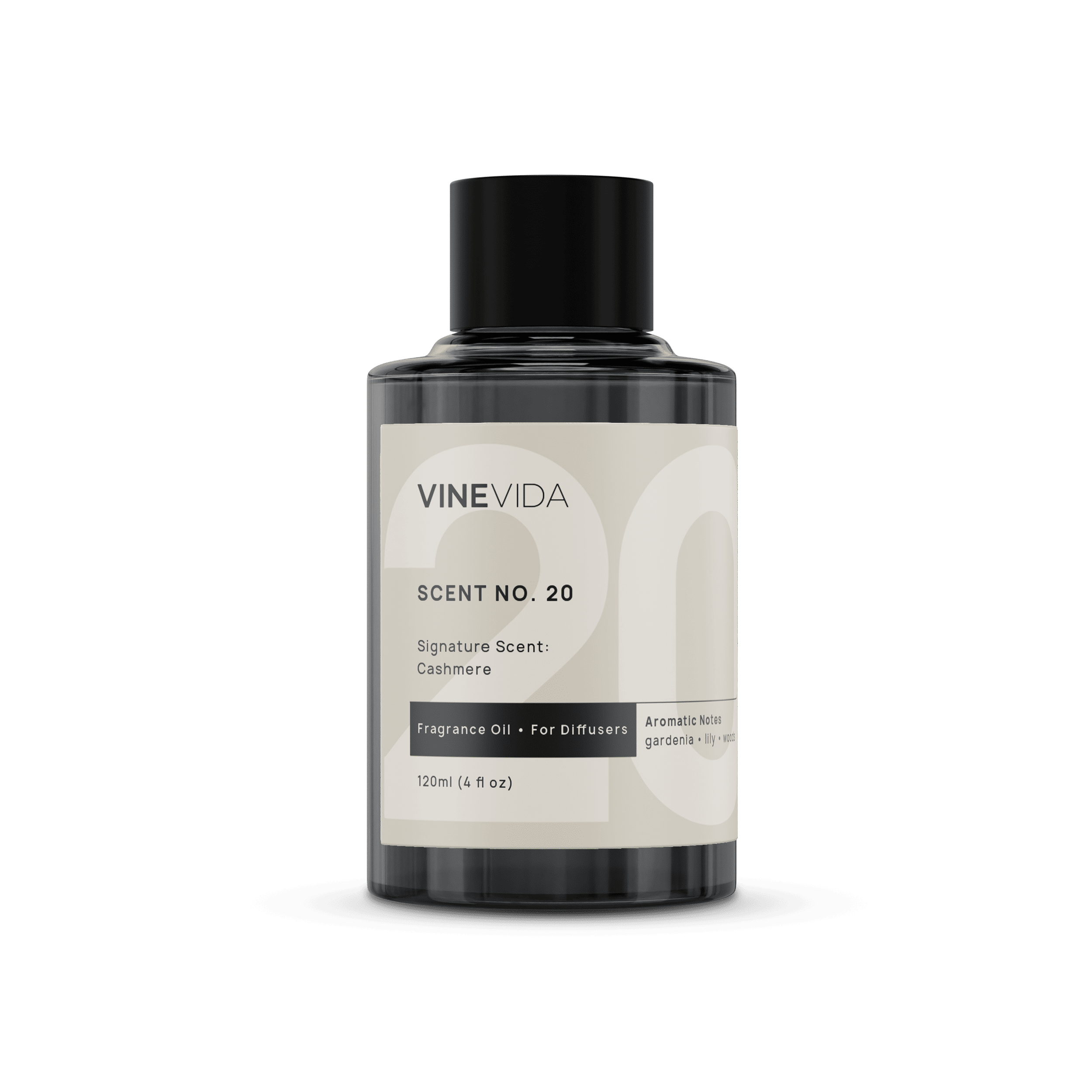 Premium Cashmere Fragrance Oil for Cold Air Diffusers - 20ml Bottle | Long-Lasting Aromatherapy Scents for Home, Office & Spa Relaxation