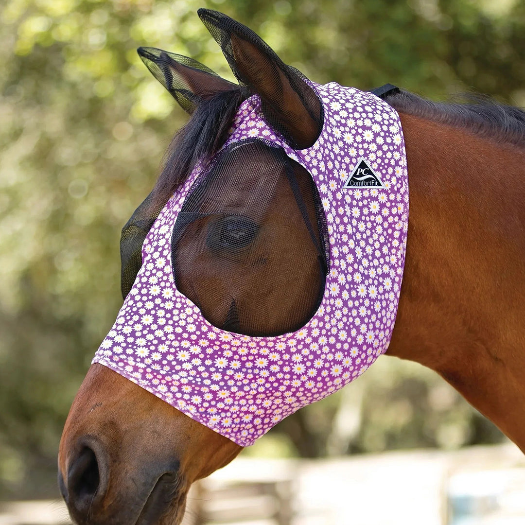 Professional's Choice Comfort Fit Fly Mask for Horses - Breathable UV Protection Fly Mask with Adjustable Straps - Perfect for Riding, Training, and Pasture Use