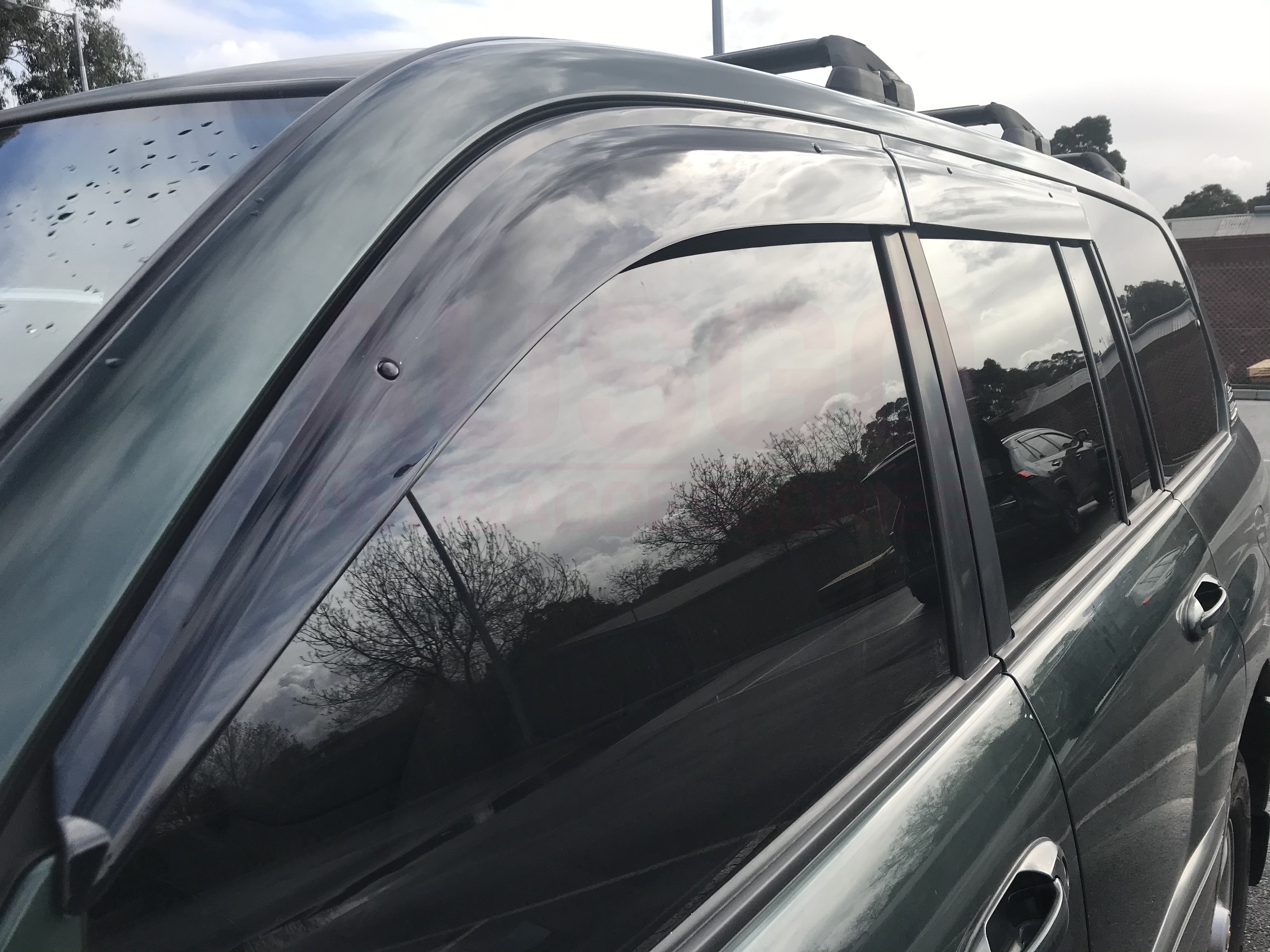 Lexus LX470 1998-2007 Custom Fit Injection Molded Weather Shields | Wind & Rain Protection for Car Windows | Perfect for Off-Roading & All-Weather Driving