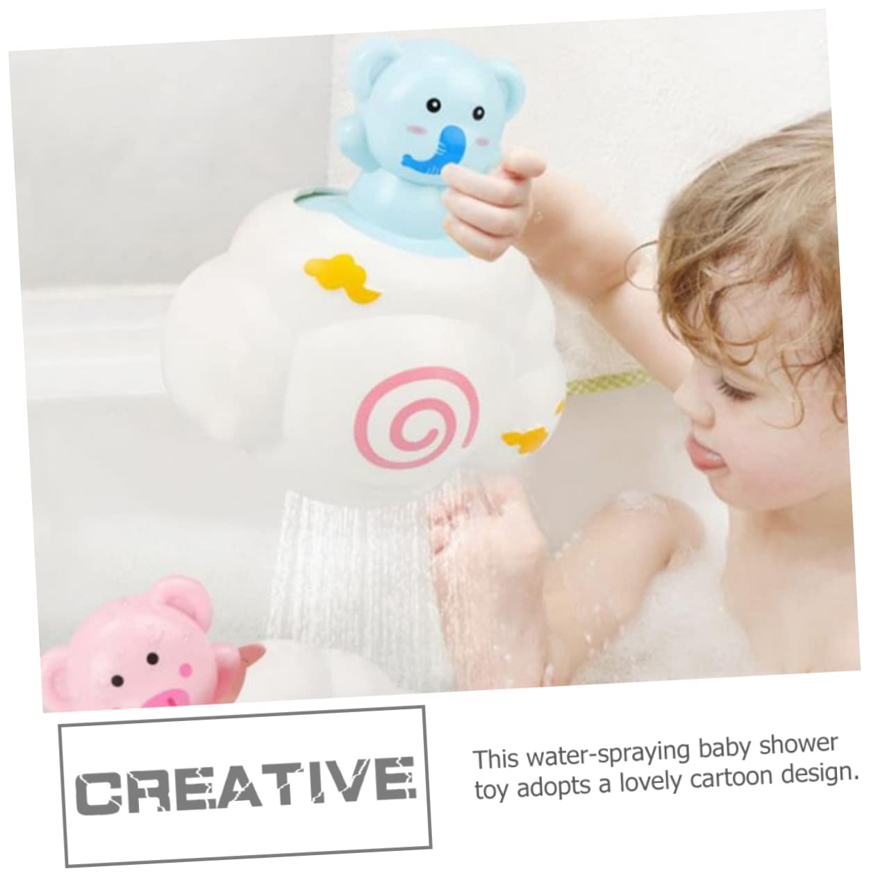 VICASKY 2-Pack Durable Bath Toys for Kids - Fun Bathtub Accessories, Floating Plastic Toys for Toddlers & Babies - Perfect for Splash Play, Sensory Development & Bathtime Fun