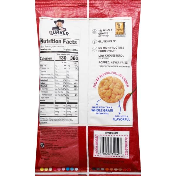 Sweet & Spicy Chili Rice Crisps - 3.03oz Bags (Pack of 6) | Crunchy Gluten-Free Snack for Parties, Movie Nights & On-The-Go Munching