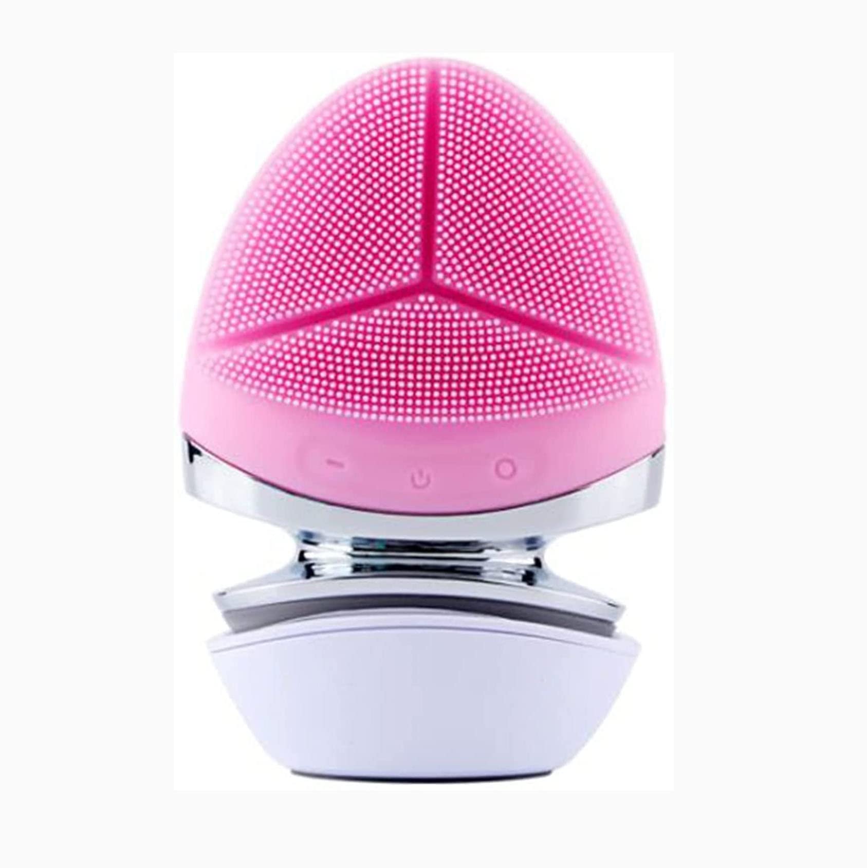 Electric Silicone Facial Cleansing Brush - USB Rechargeable Sonic Face Scrubber & Massager for Deep Cleansing, IPX7 Waterproof - Perfect for Daily Skincare Routine, Travel & Spa Use