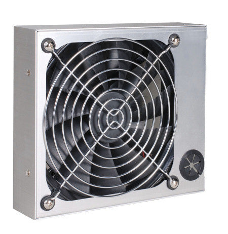 Lian Li 140mm PCI Cooling Fan Kit - Silver/All Black (BS 06X) for PC Case Cooling & GPU Temperature Control