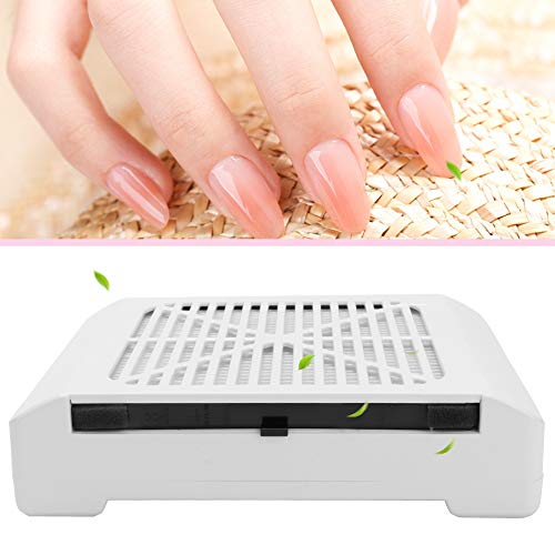 Professional 36W Portable Nail Dust Collector & Vacuum Cleaner Machine for Salon & Home Manicure - Eliminates Nail Filing Dust, Protects Respiratory Health During Nail Art, Acrylics & Pedicures