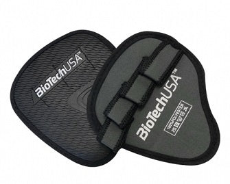 BioTechUSA Grip Pad for Weightlifting & Gym Accessories - Non-Slip Grey Workout Gloves for Strength Training, Powerlifting & CrossFit
