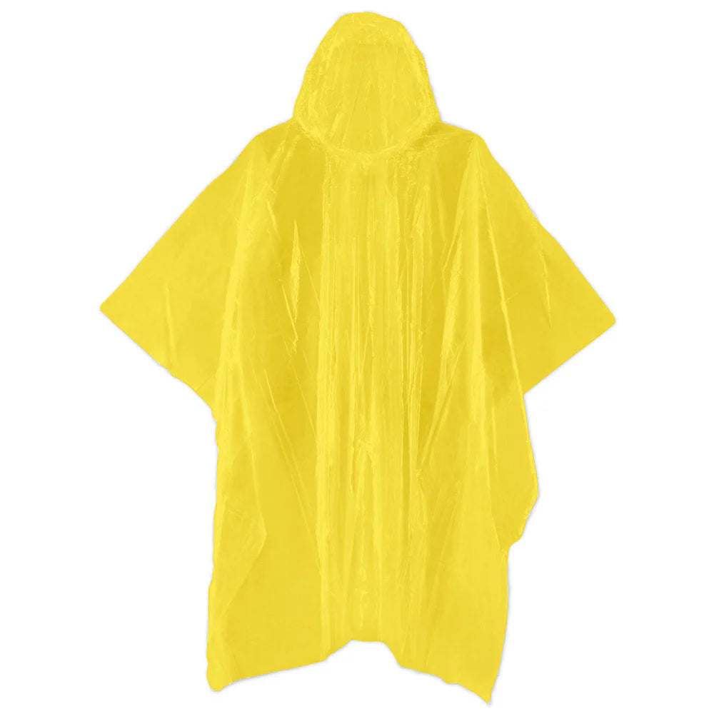 Waterproof Emergency Rain Poncho for Adults - Lightweight & Reusable Outdoor Raincoat for Hiking, Camping, Festivals & Storms