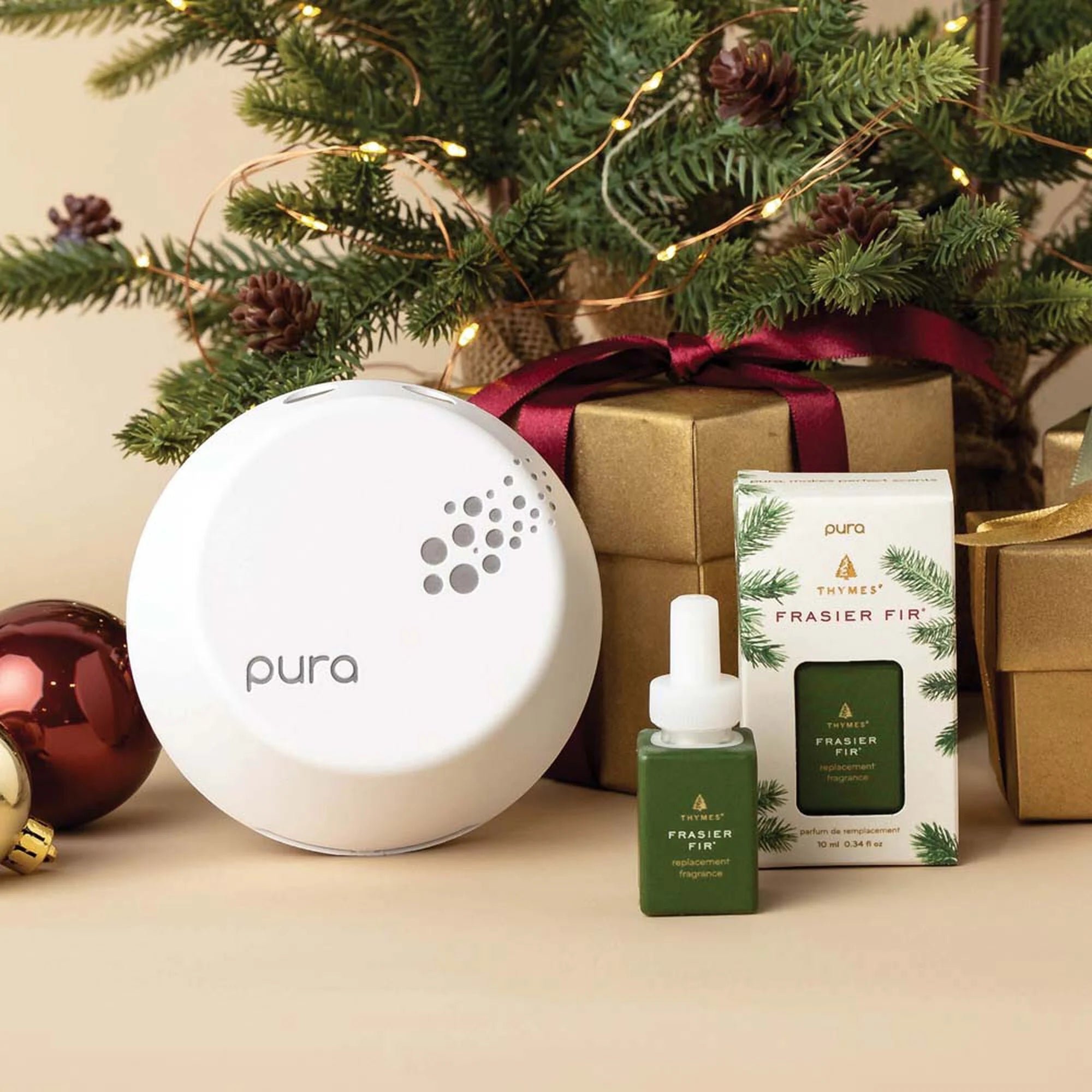 Premium Frasier Fir Essential Oil Diffuser Kit - Smart Home Aromatherapy Device for Relaxation, Sleep & Stress Relief - Perfect for Bedroom, Office & Yoga Studio