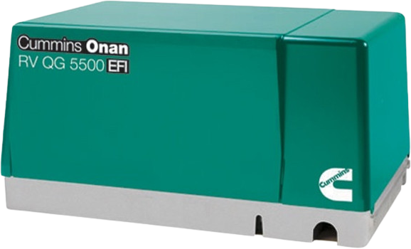 Cummins Onan QG 5500 5.5kW EFI RV Generator - 120V Air Cooled Gas Powered with 30A/20A Breaker - Perfect for RV Camping, Outdoor Adventures & Emergency Power Backup