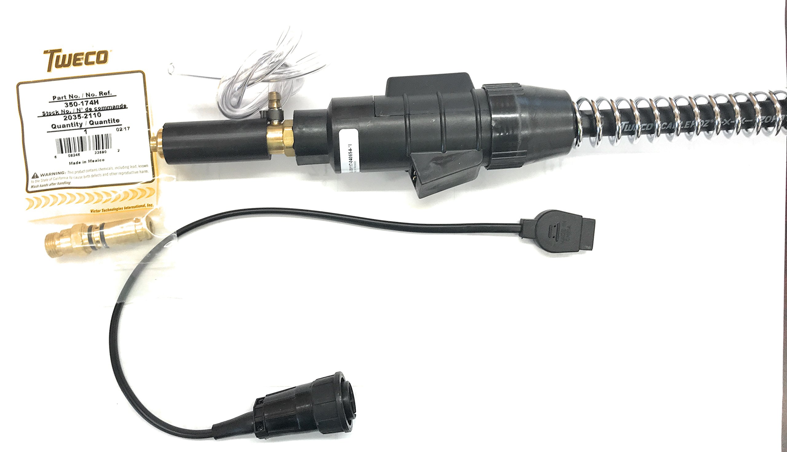 Tweco Wmk25154045L 250 Amp MIG Welding Gun with Lincoln Plug - Heavy Duty Welding Tool for Automotive, Metal Fabrication & Industrial Repairs
