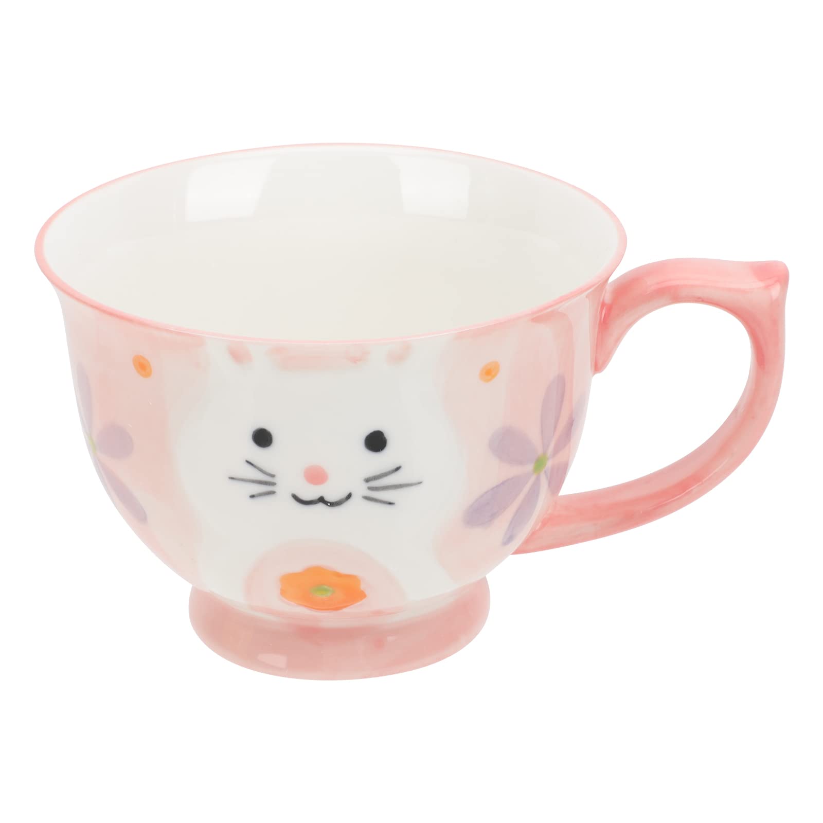 Premium Japanese Style Ceramic Espresso Coffee Cup - 6oz Porcelain K-Cup Compatible Mug for Home, Office & Breakfast - Ideal for Espresso, Latte, Milk & Tea Drinking