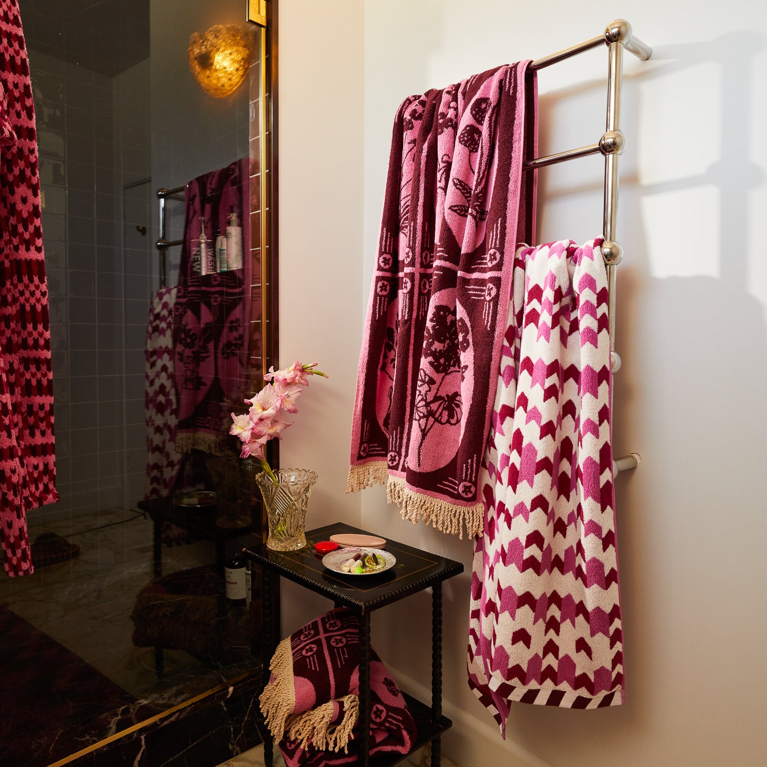 Gigi Bath Sheet - Ultra Soft & Absorbent Luxury Towel in Cosmo Pink | Perfect for Spa, Bath & Beach Use