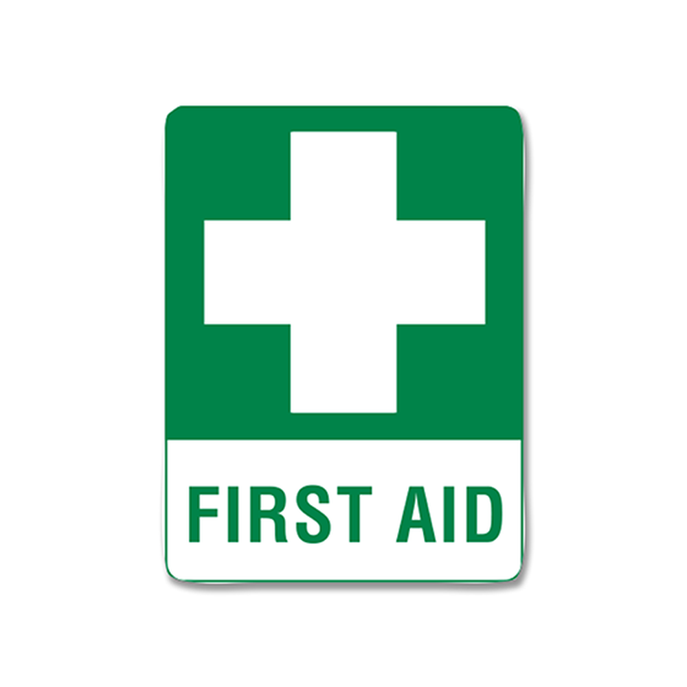 Medium Metal First Aid Sign 45 x 30cm - Durable Safety Sign for Workplace, Hospital & Emergency Preparedness - Perfect for OSHA Compliance & First Aid Kits