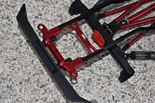 1/10 SCX10 III JT Gladiator Aluminum Rear Bumper Mount Upgrade Kit (AXI03006) - Blue - Heavy Duty Off-Road Crawler Accessory for RC Rock Crawling & Trail Adventures