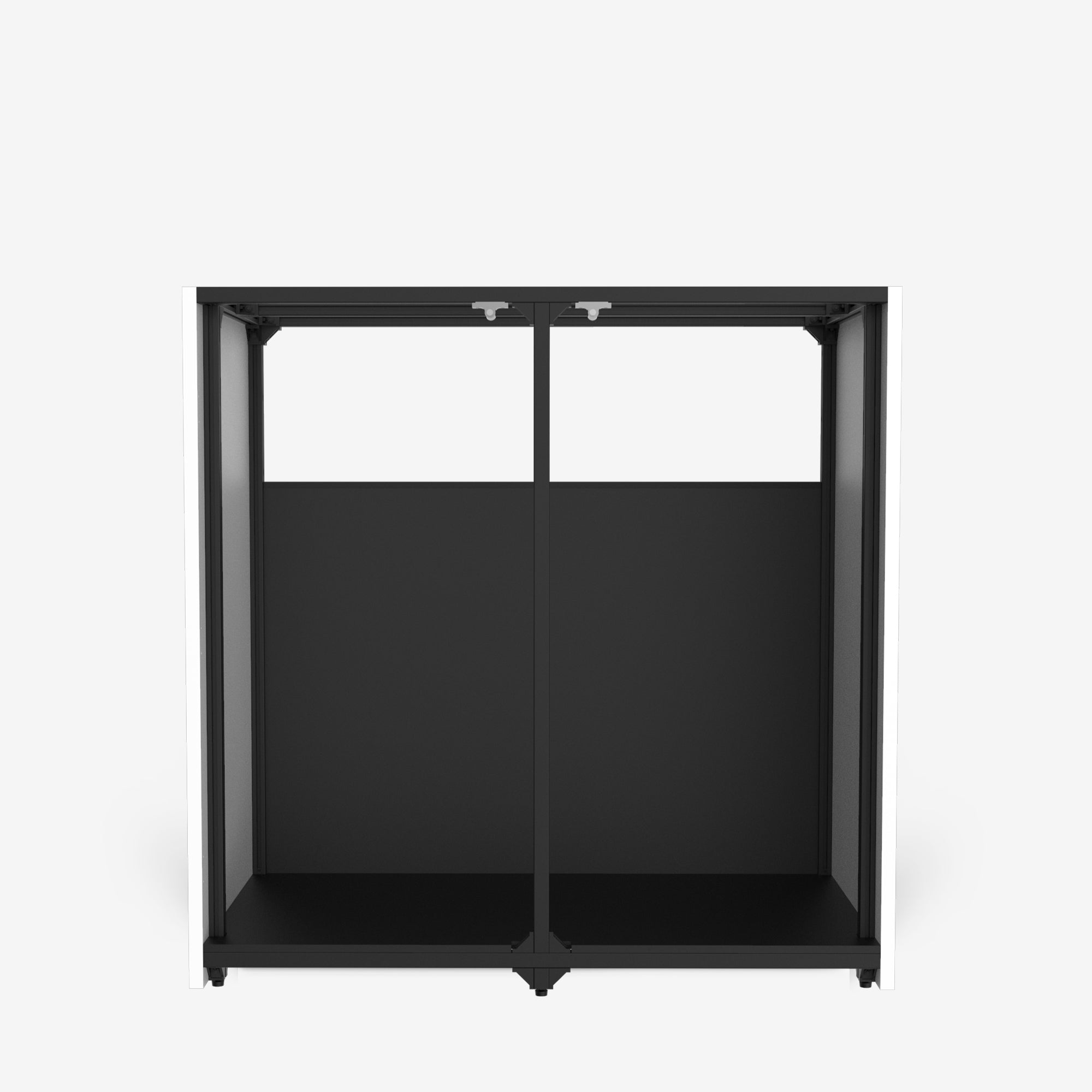 Premium Aquarium Stand with Sturdy Aluminum Frame - Heavy Duty Fish Tank Cabinet for Saltwater & Freshwater Tanks - Perfect for Home, Office, or Pet Store Display