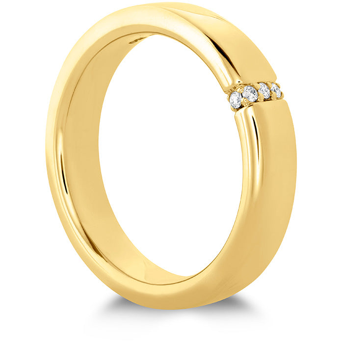 Hearts On Fire Coupled Simplicity Diamond Wedding Band for Women - 14K White Gold Stackable Ring for Brides, Anniversaries & Special Occasions
