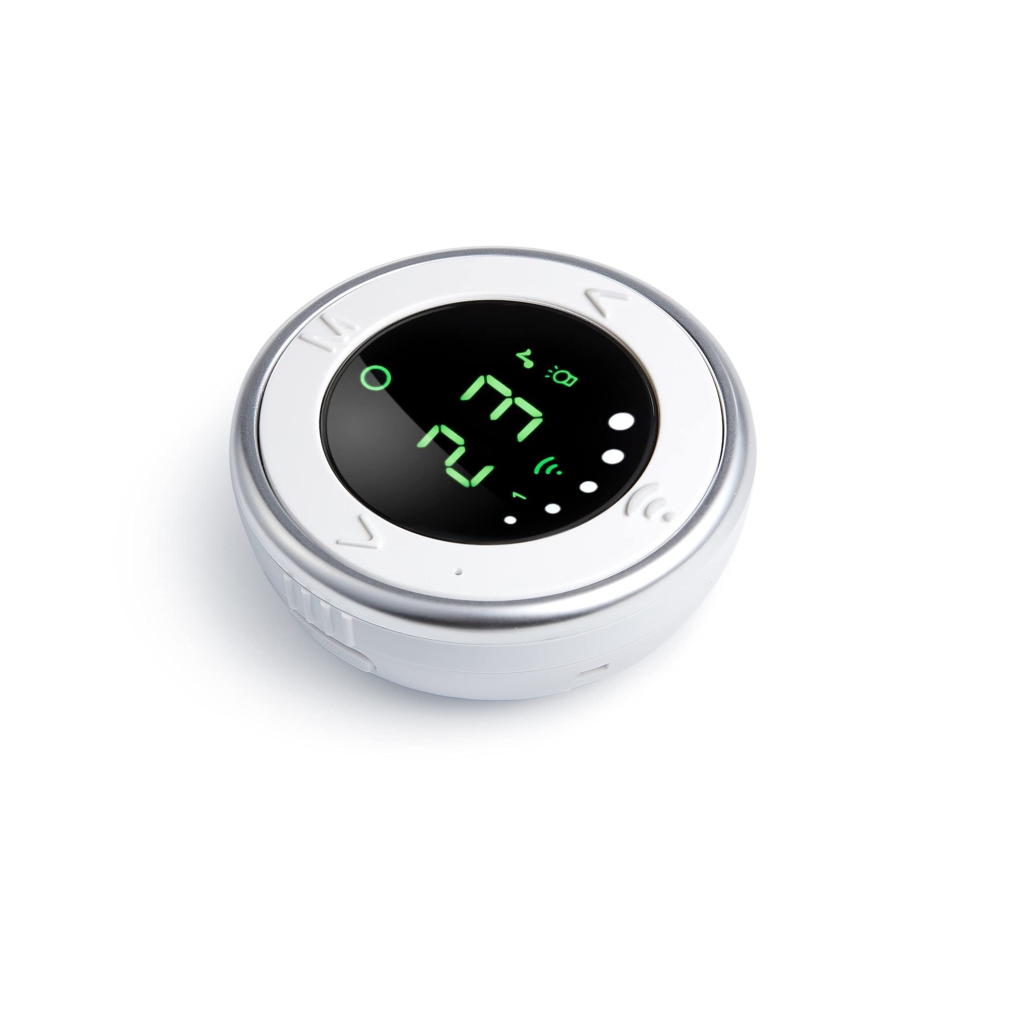 Bebcare Hear Audio Baby Monitor - Ultra-Low Radiation Safe Technology with Breathing Sensor, Night Light & White Noise - 2000ft Range (Includes Sensor Mat) - Perfect for Nursery, Travel & Peace of Mind Parenting