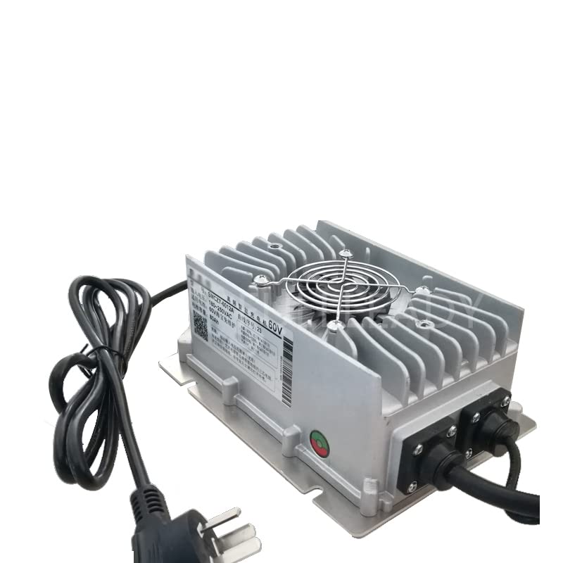 72V 10A 84V 10A 24S IP67 Waterproof Smart Battery Charger for Lithium Ion LiFePO4 LTO Lead Acid Batteries - Perfect for Electric Bikes, Scooters, Golf Carts & Power Tools (Color: 72V Lead Acid)