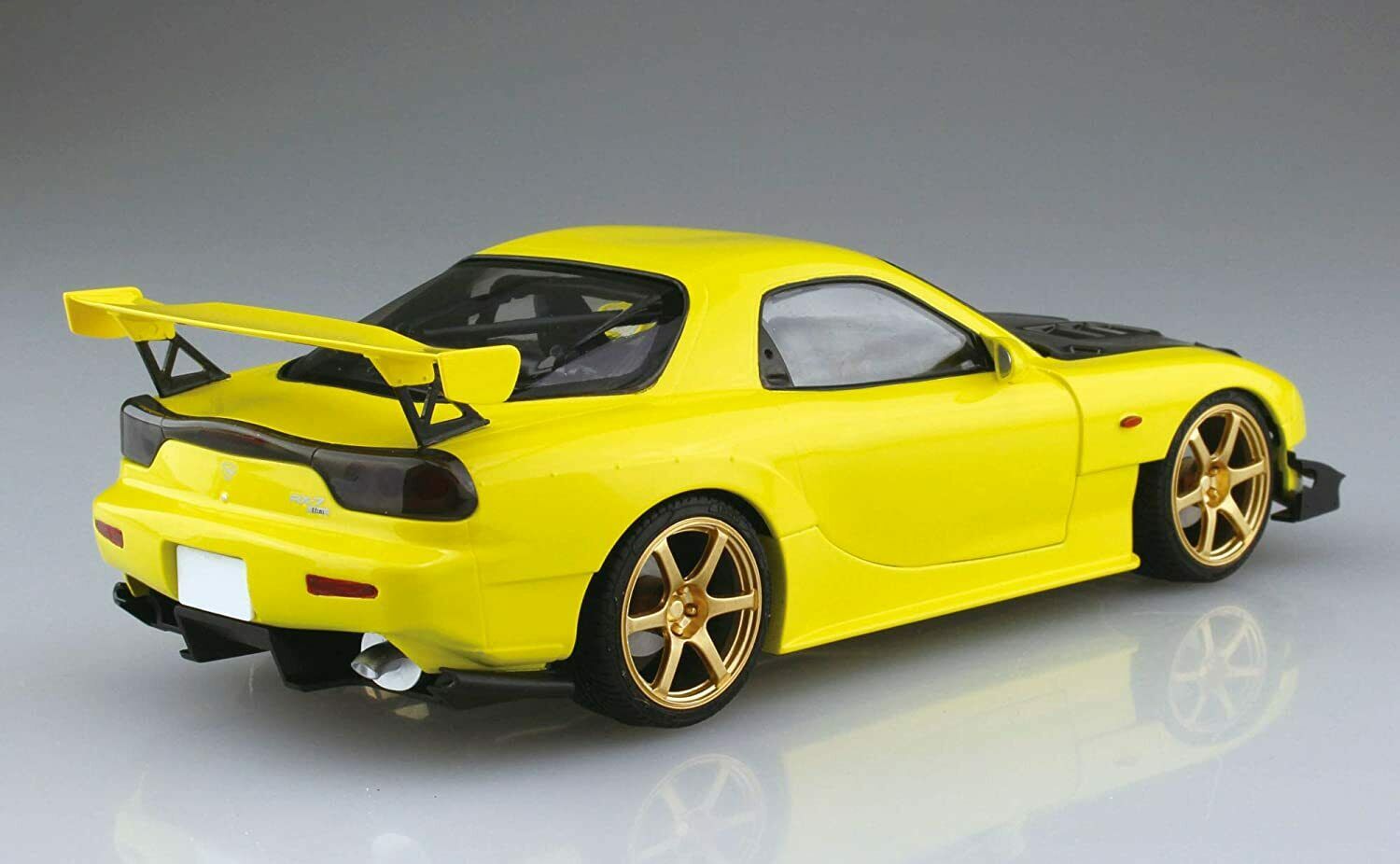 1/24 Scale Aoshima Initial D Takahashi Keisuke FD3S RX-7 (Project D Version) Plastic Model Kit - Perfect for Anime Fans & Car Enthusiasts