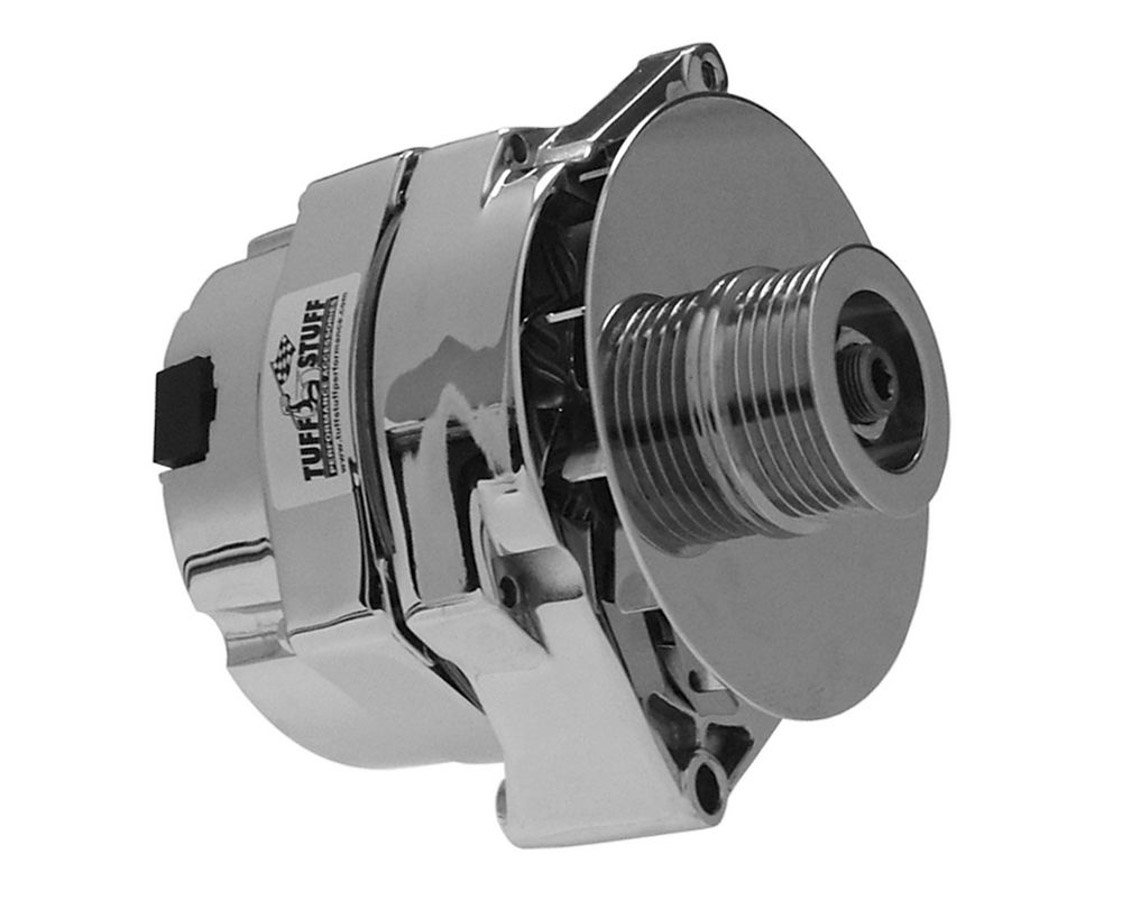 Tuff Stuff 7127NK6G 140 Amp GM 1 Wire 6-Groove Alternator - High Performance Replacement for GM Vehicles, Perfect for Off-Roading & Towing Applications