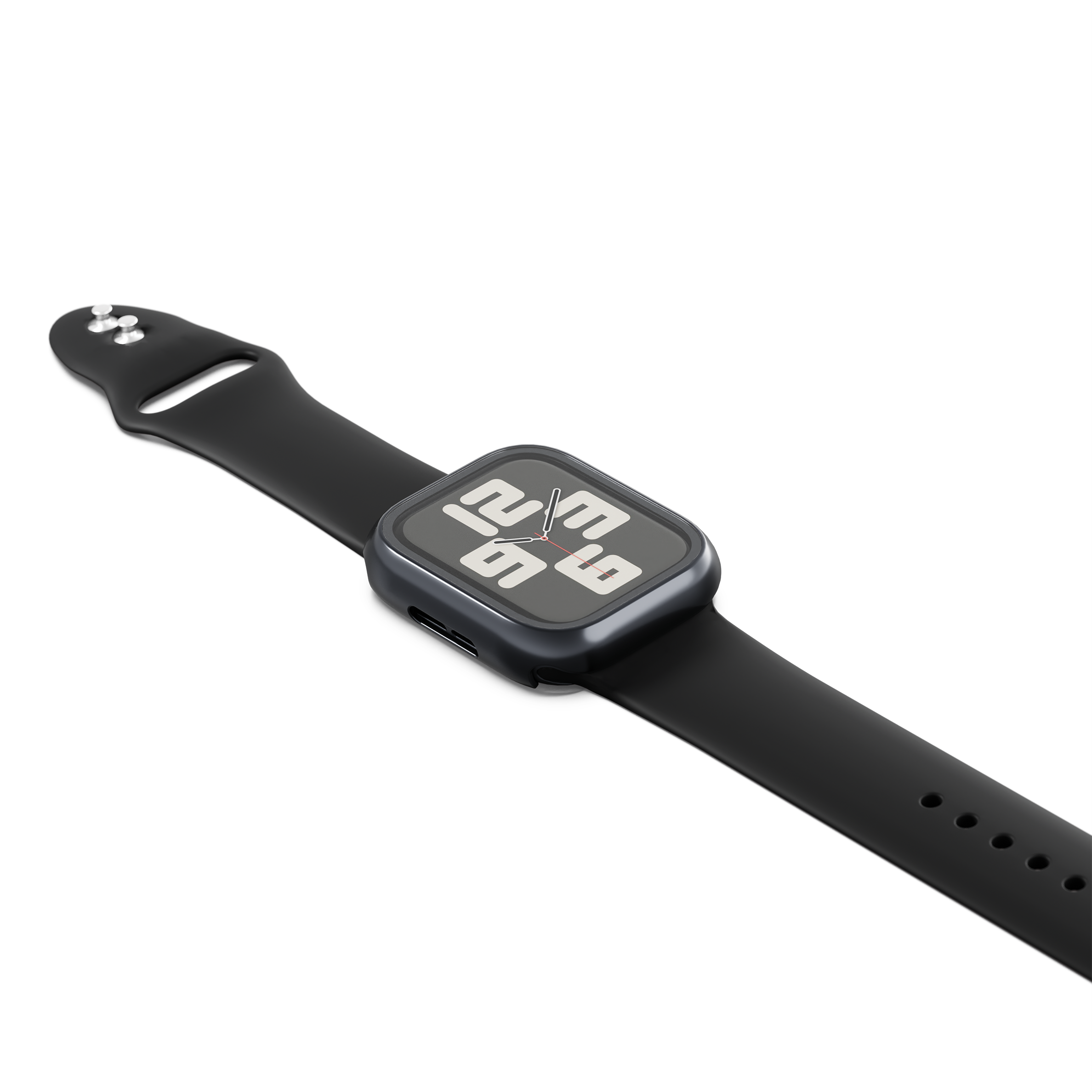 Apple Watch Series 7 Case with Tempered Glass Screen Protector - 45mm Protective Cover for Workouts, Swimming & Everyday Use