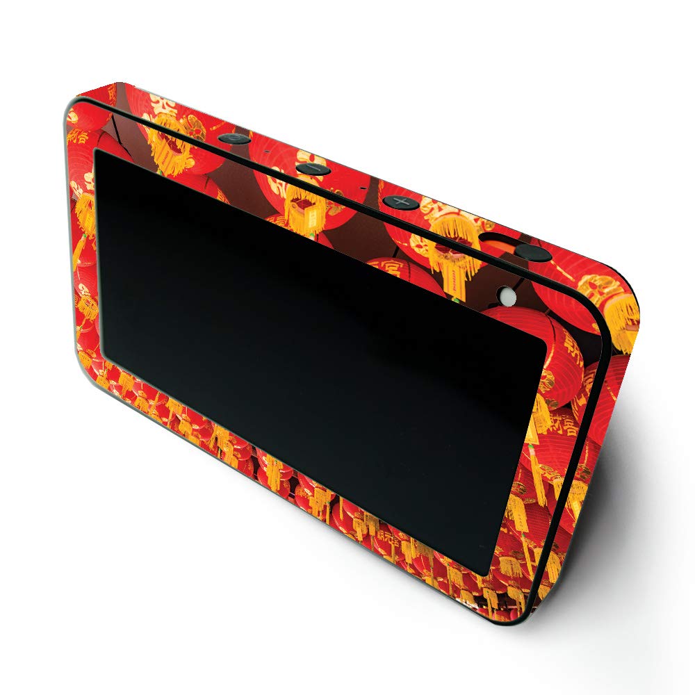 MightySkins Protective Vinyl Wrap for Amazon Echo Show 5 (1st & 2nd Gen) - Chinese Lanterns Design | Easy to Apply & Remove | Made in USA | Perfect for Home Decor & Personalization